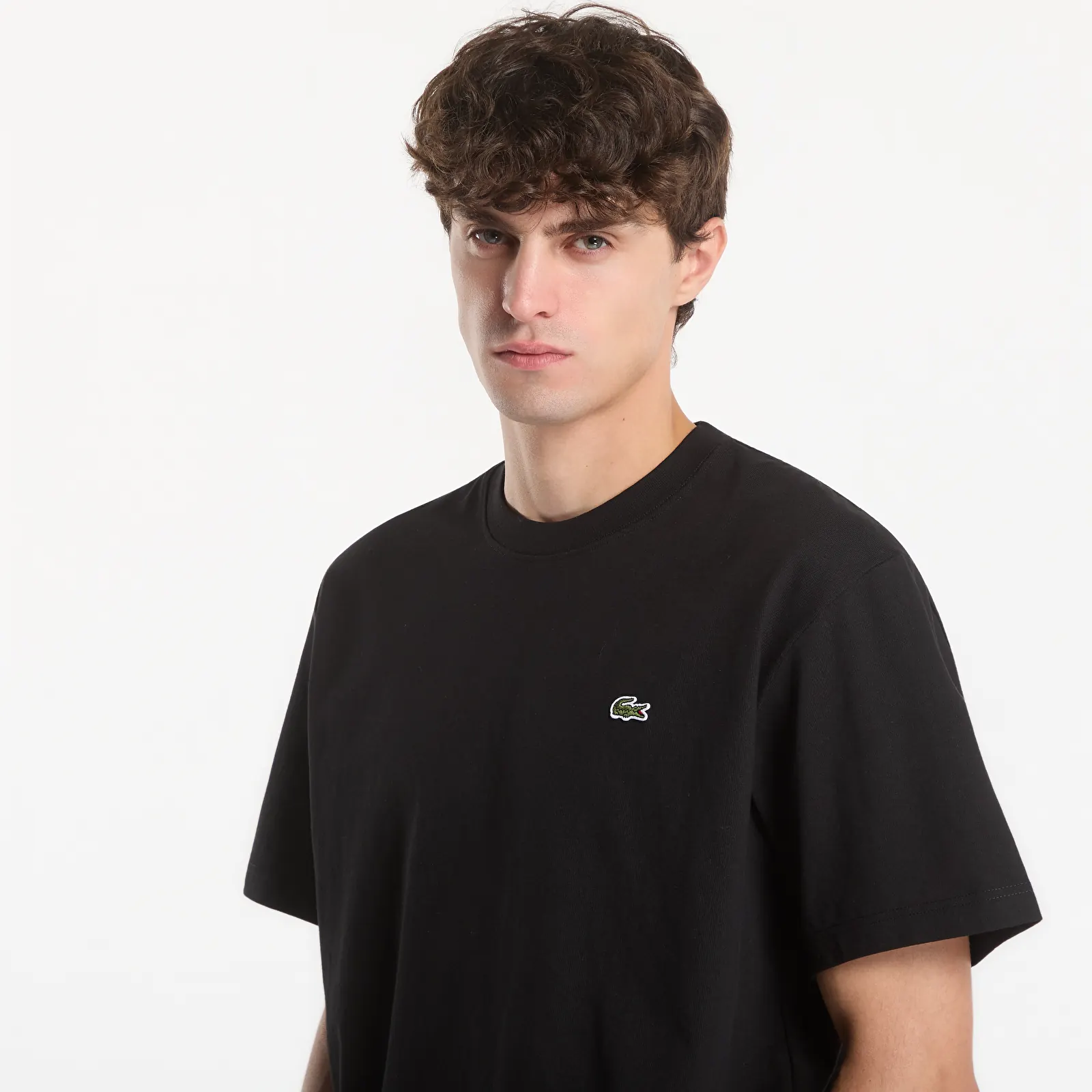 Футболки Lacoste Crewneck T-Shirt Black