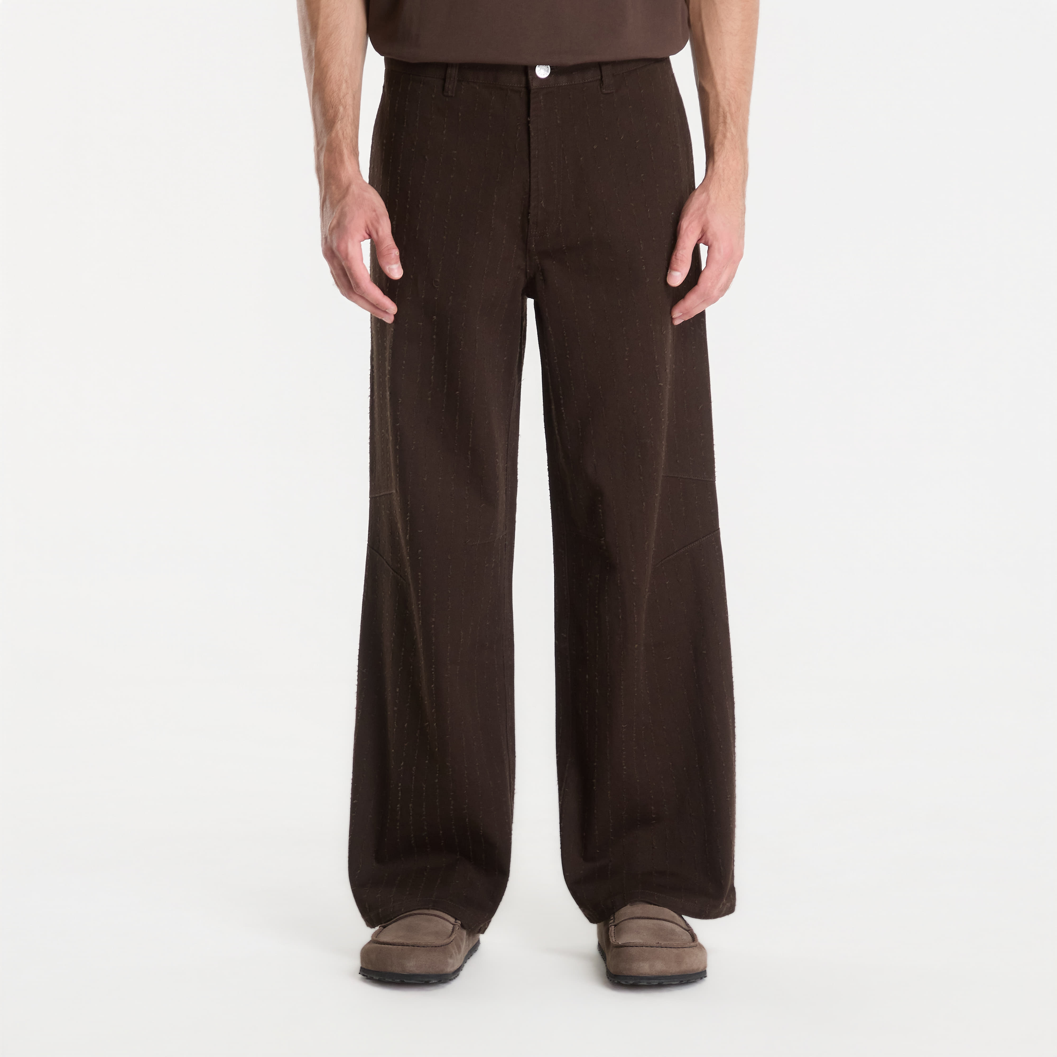 Панталони Samsøe Samsøe Sabruce X Trousers Turkish Coffee 52