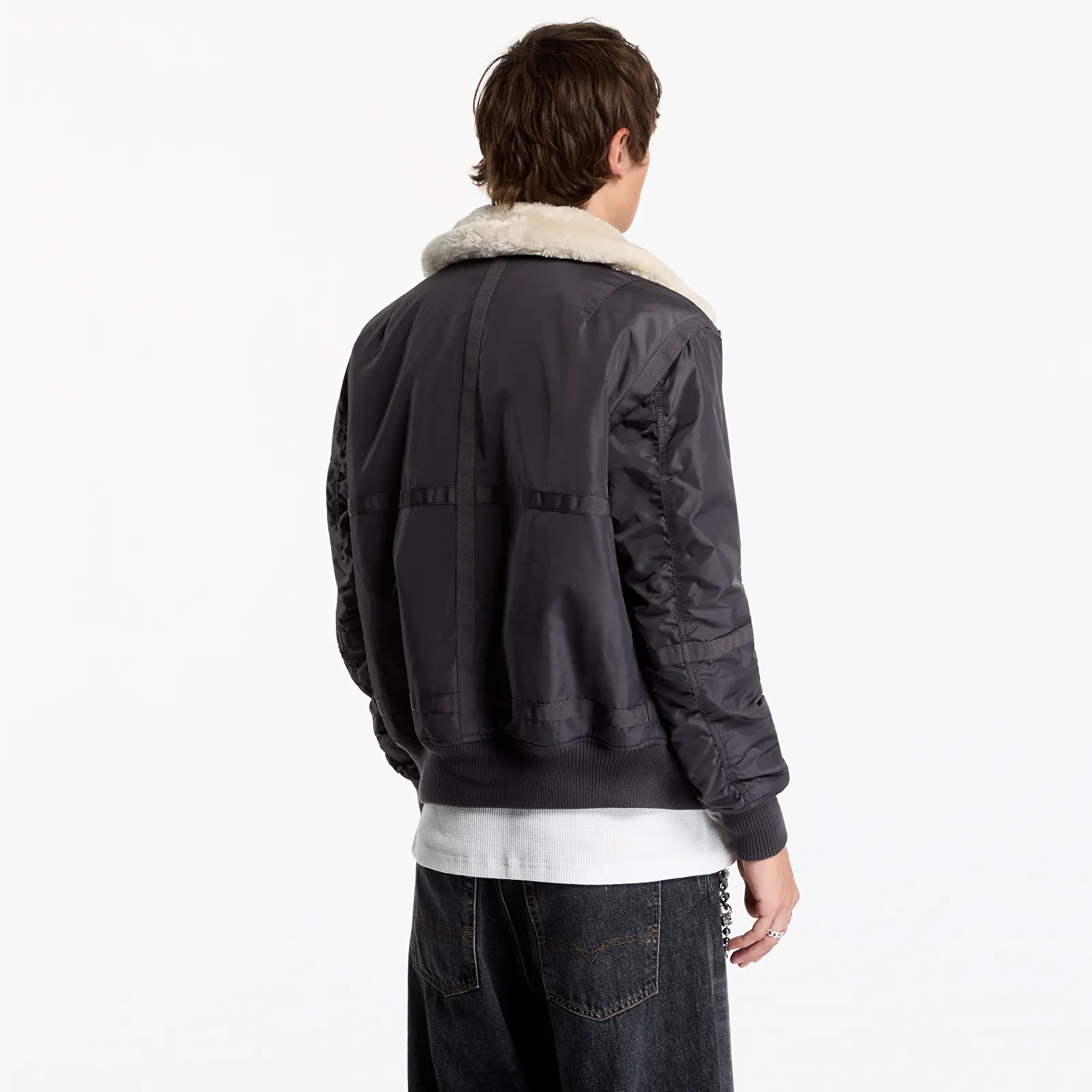 Pánske bundy Alpha Industries B-15 III TT Two Tone Vintage Grey