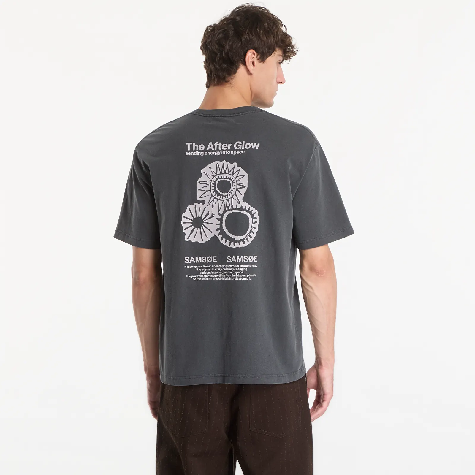T-shirts Samsøe Samsøe Sauni T-Shirt UNISEX Cream Solar Drift