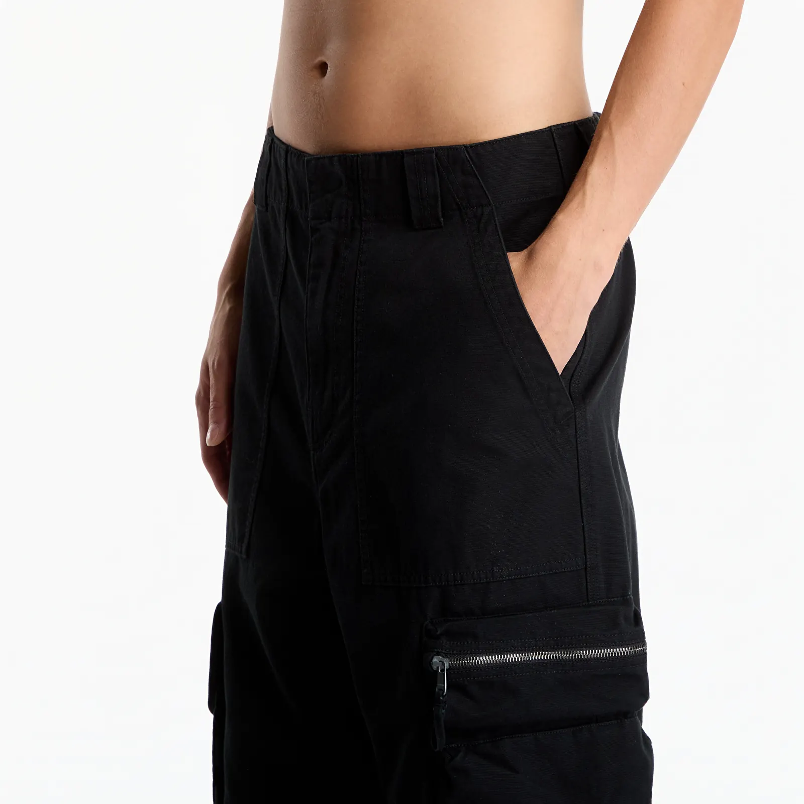 Pánské jeans  Oakley Reserve Strato Cargo Pant Pitch Black