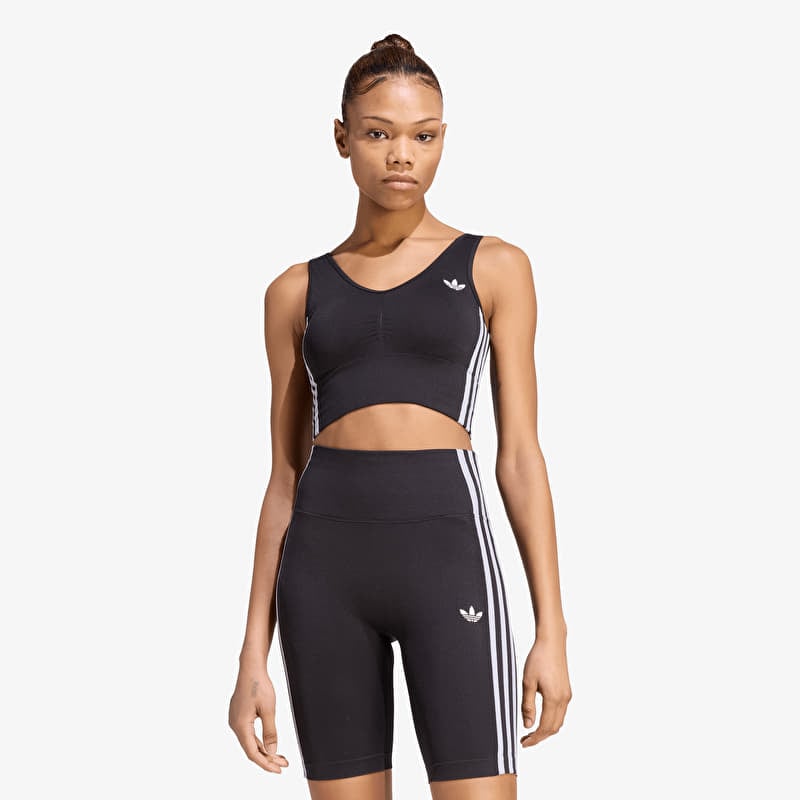 Бюстгальтер adidas Essentials 3 Stripes Seamless Bralette Black
