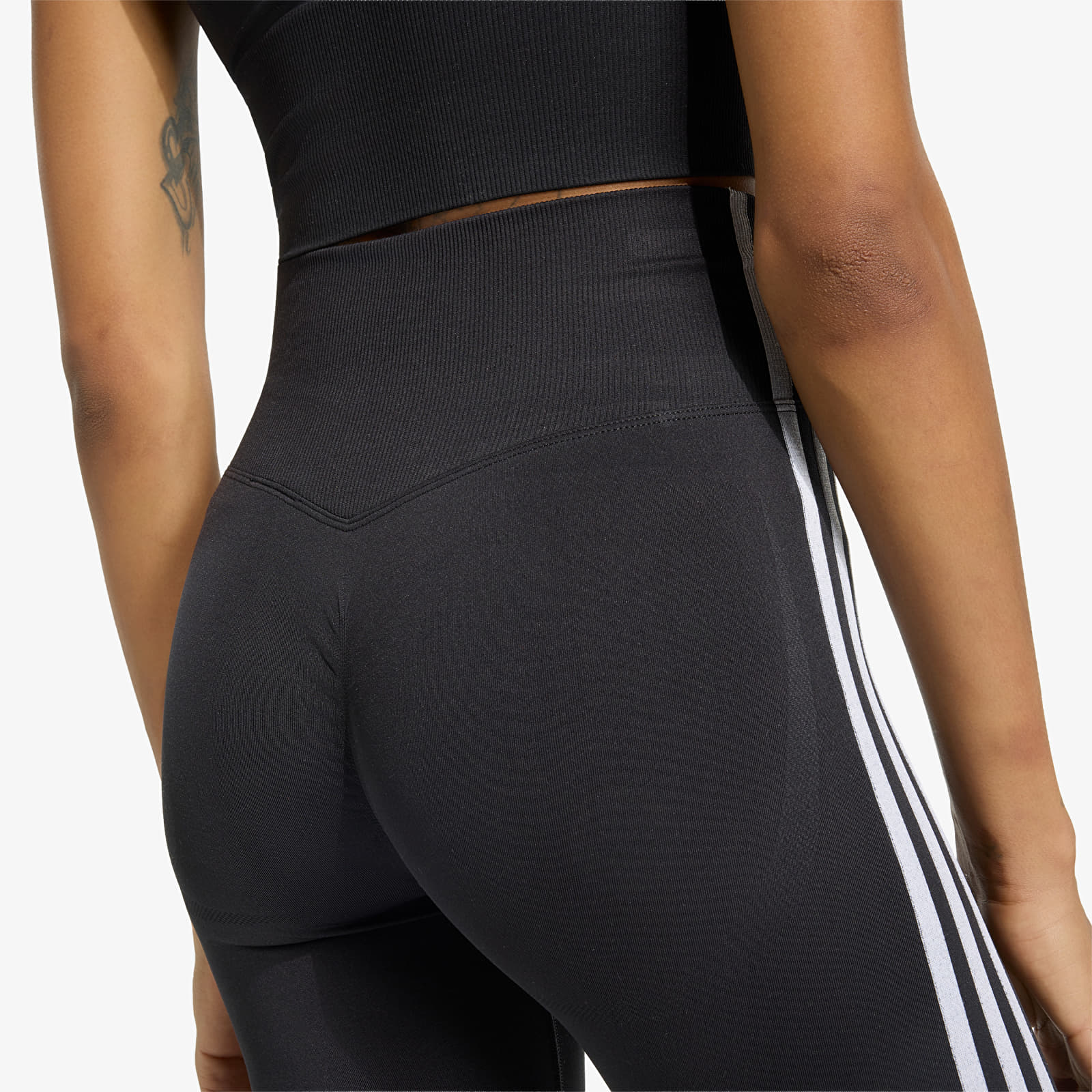 Leggings adidas Essentials 3-Stripes Seamless Leggings Black