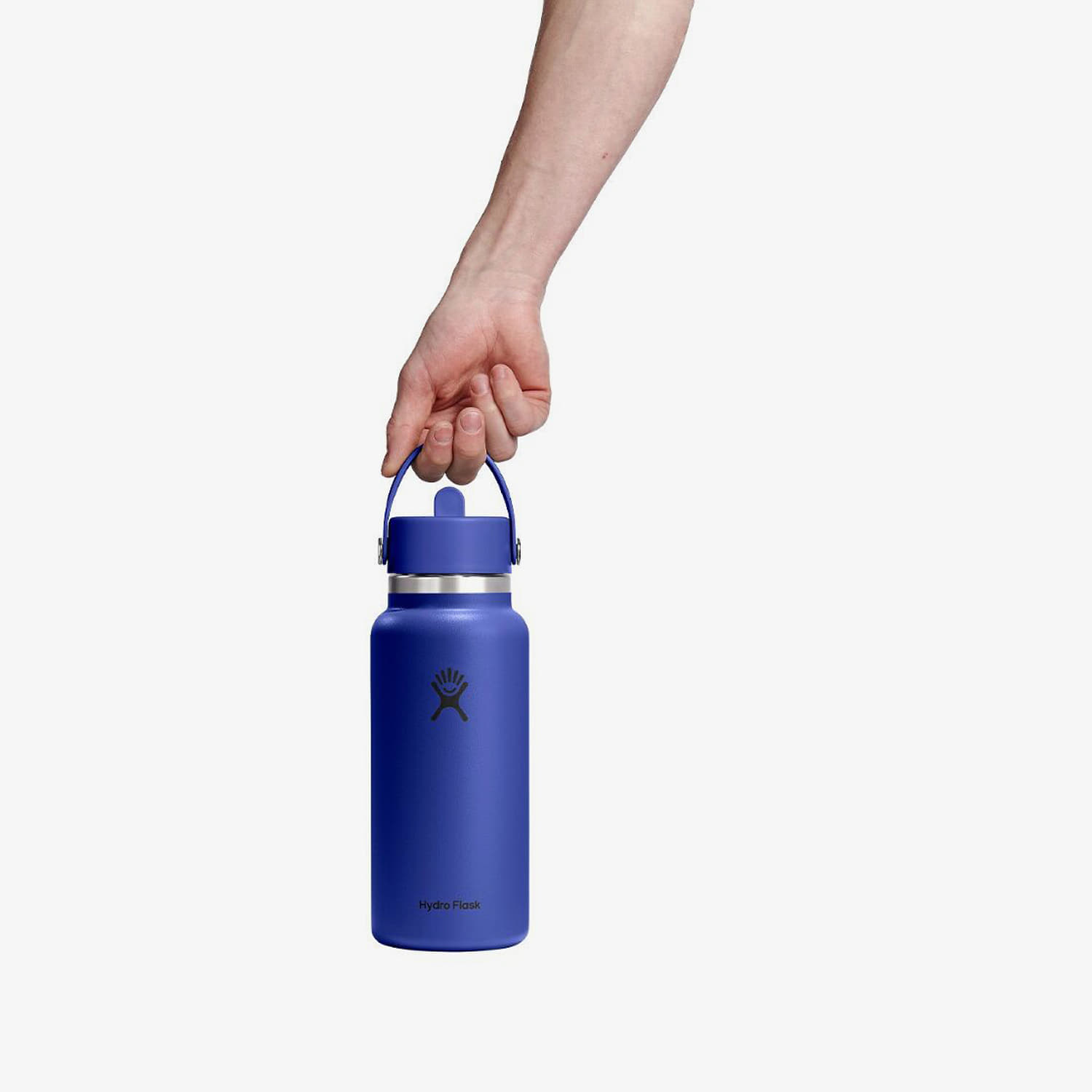 Láhve na pití Hydro Flask 946 ml Wide Flex Straw Cap Capri Blue