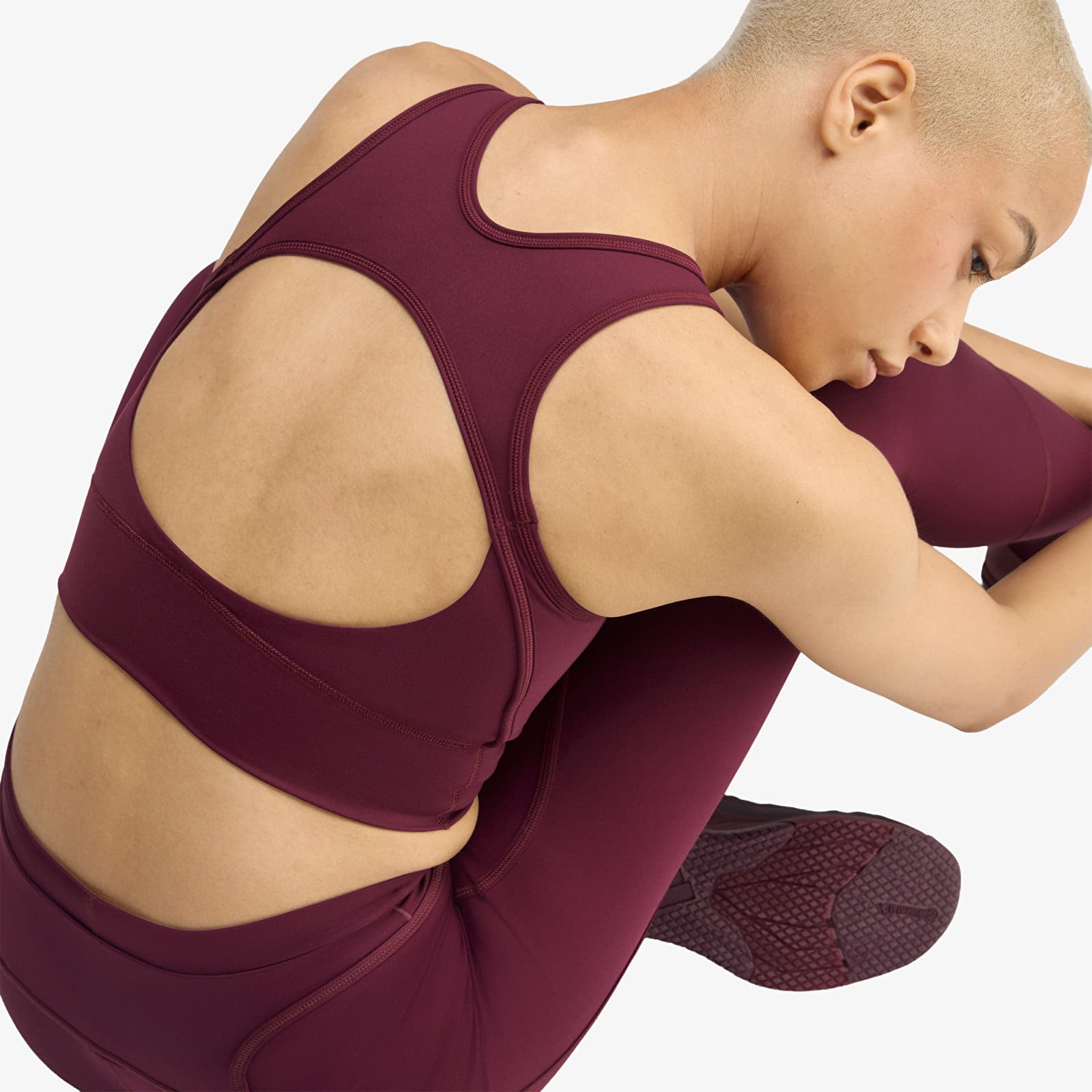 Women's bras adidas by Stella McCartney Training Crop Top Maroon
