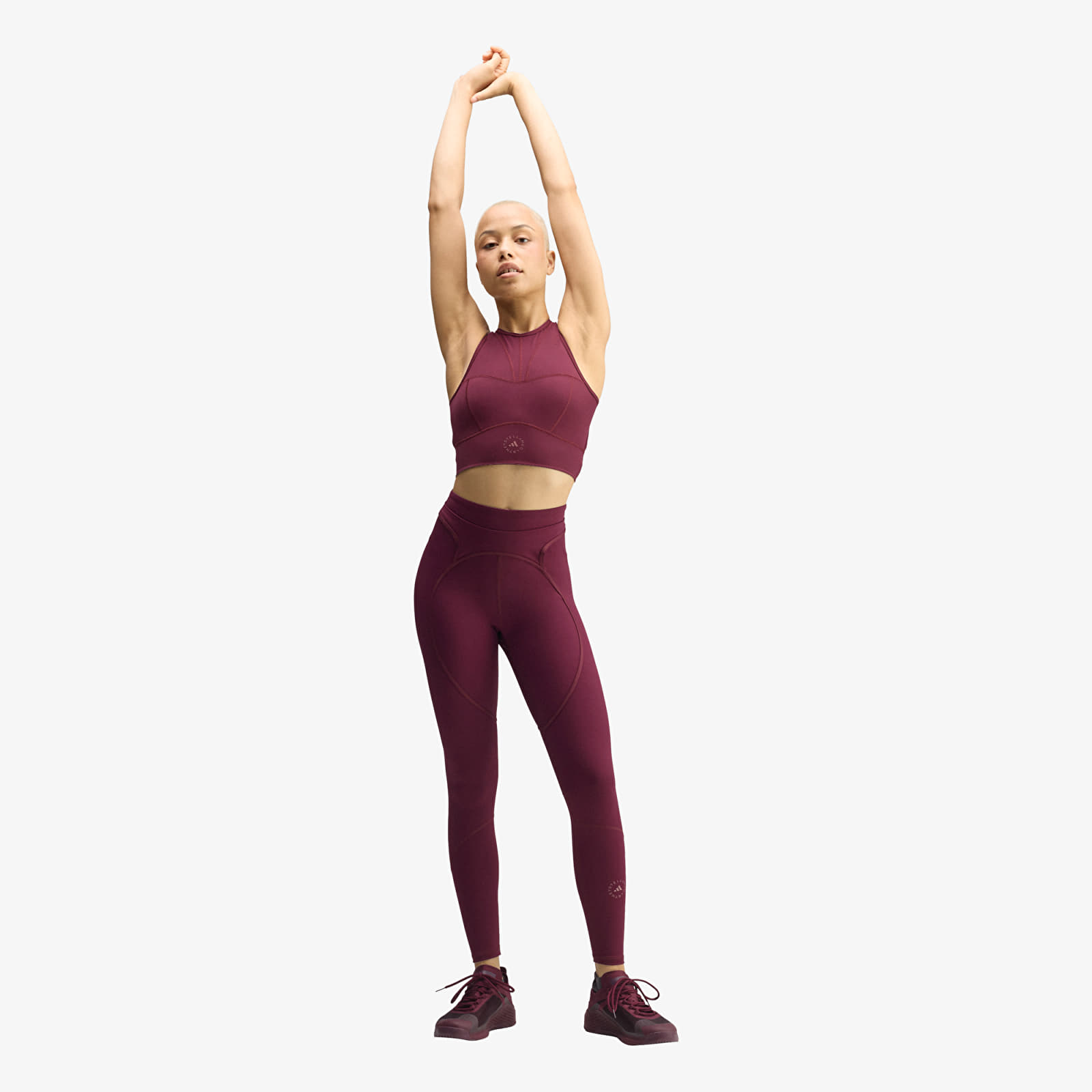 Women's bras adidas by Stella McCartney Training Crop Top Maroon
