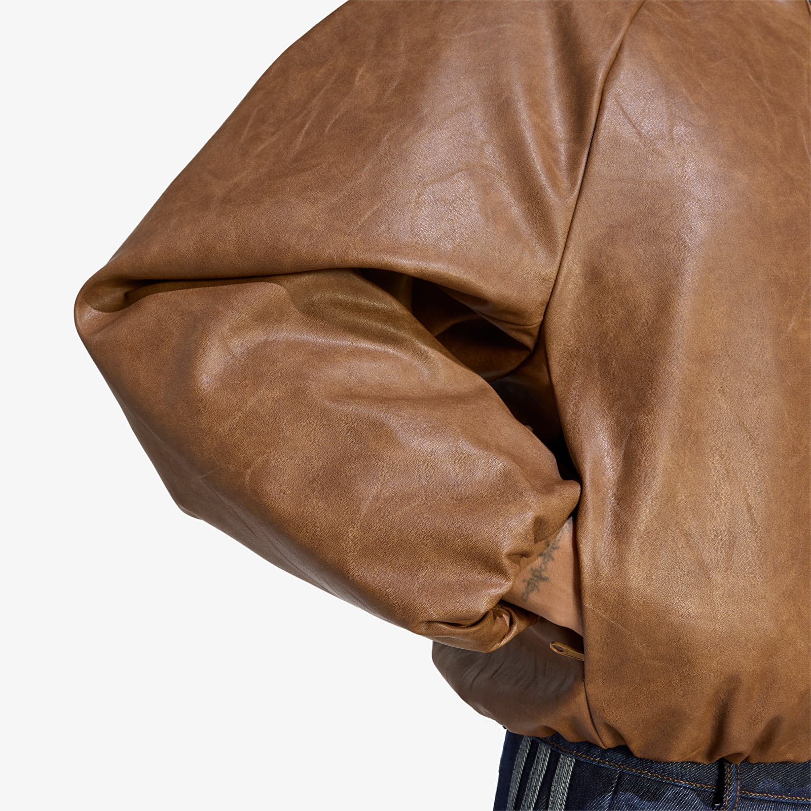 Kurtki damskie adidas SST Cropped Jacket Brown Desert