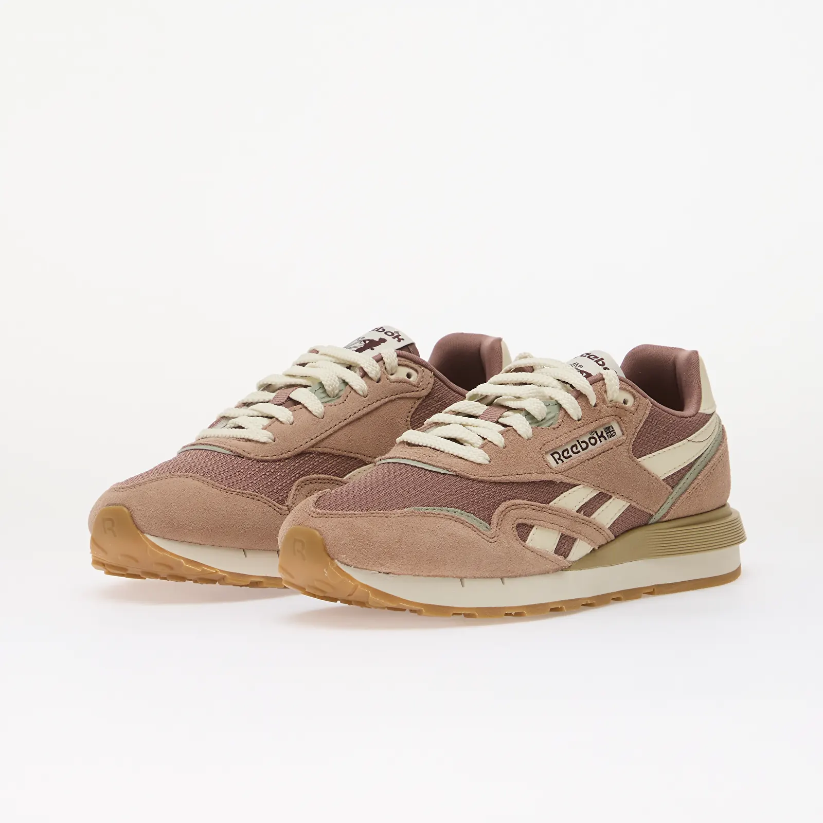 Miesten lenkkarit Reebok Classic Nylon 89 Light Cocoa/ Rosewood/ Hazy Green