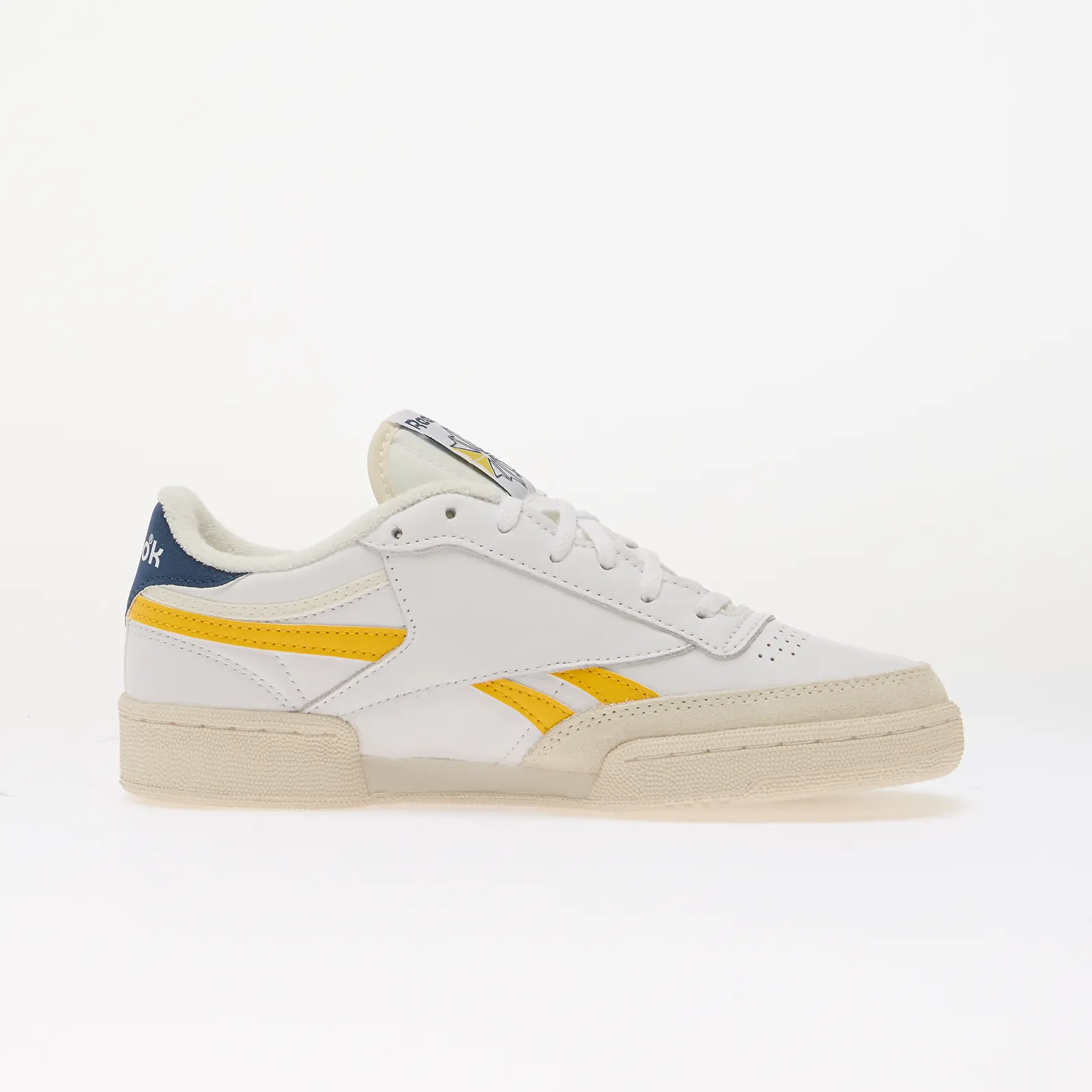 Baskets homme Reebok Club C Revenge Ftwr White/ Always Yellow/ Batik Blue