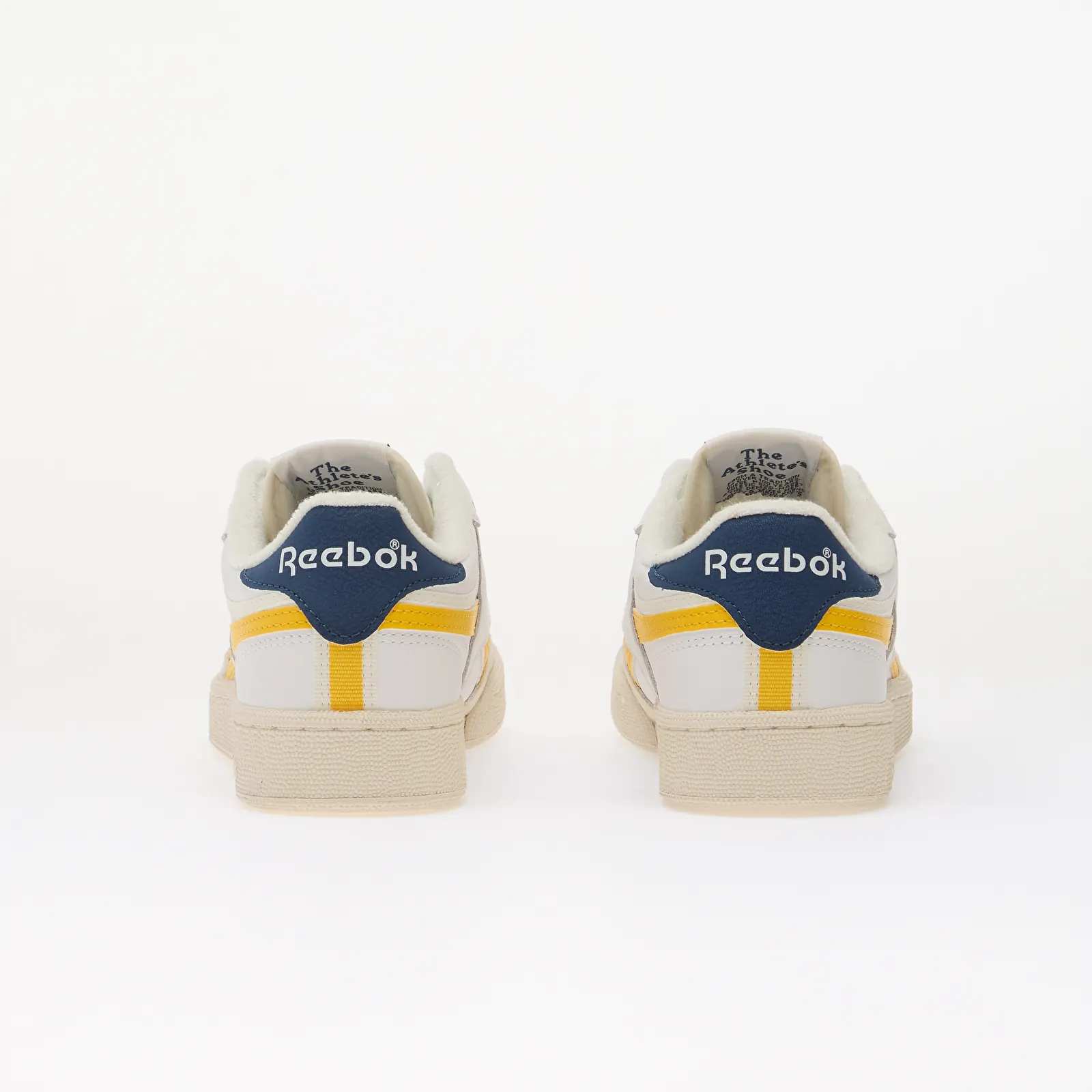 Baskets homme Reebok Club C Revenge Ftwr White/ Always Yellow/ Batik Blue
