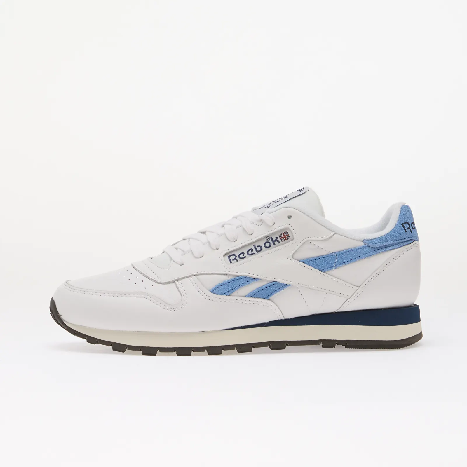 Мъжки маратонки Reebok Classic Leather Ftwr White/ Essential Blue/ Batik Blue