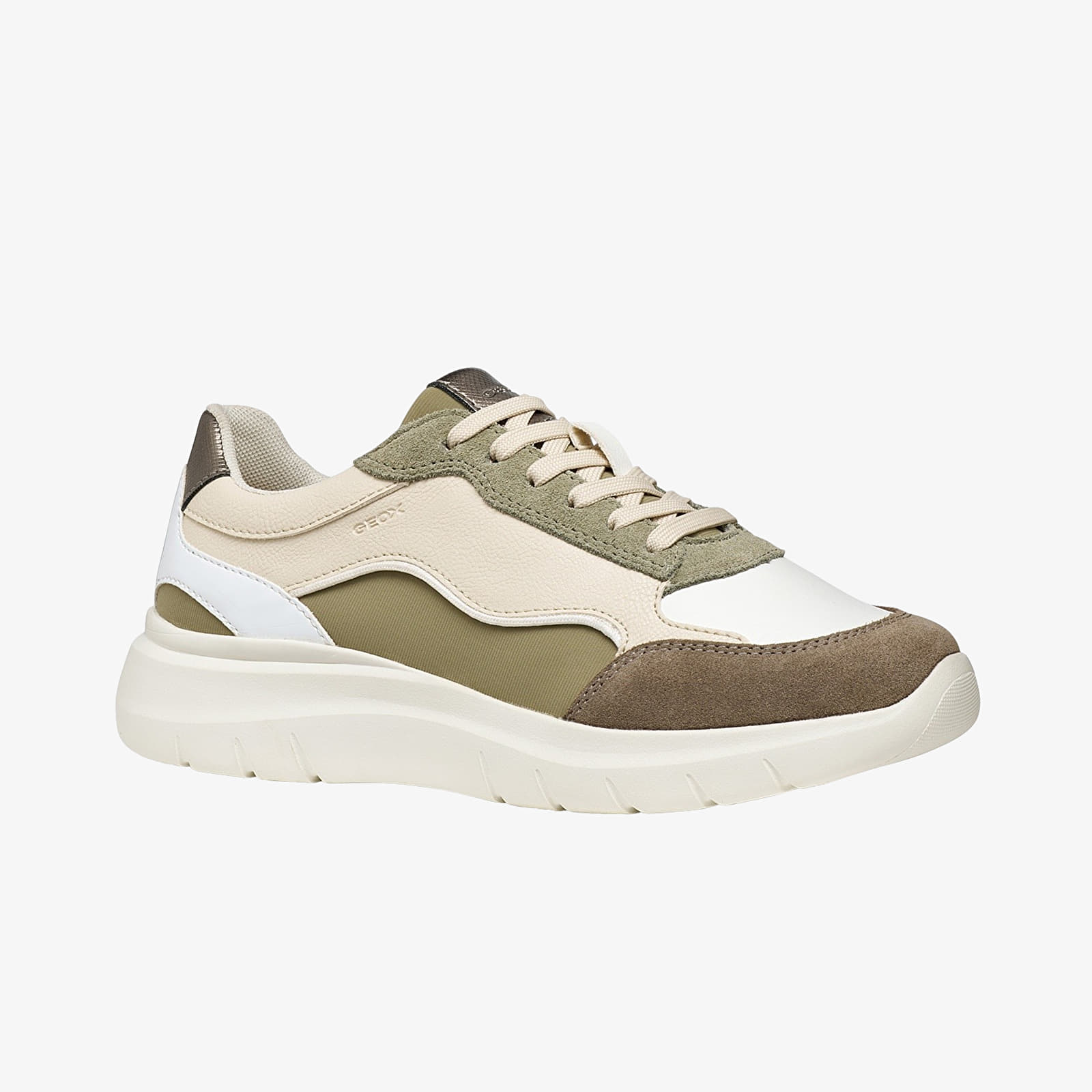 Damen-Turnschuhe Geox Plummery Beige