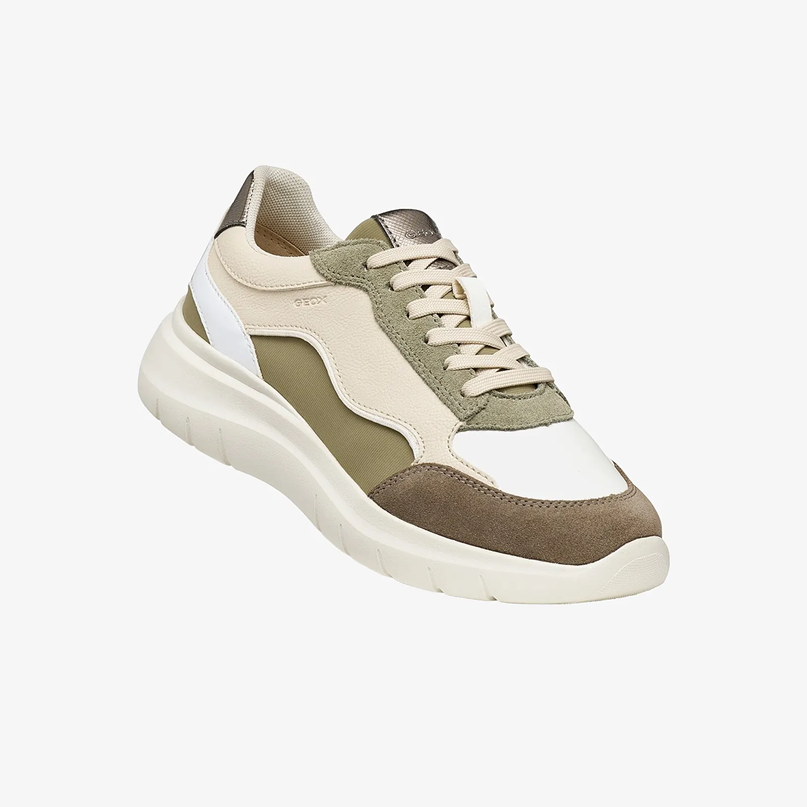 Damen-Turnschuhe Geox Plummery Beige