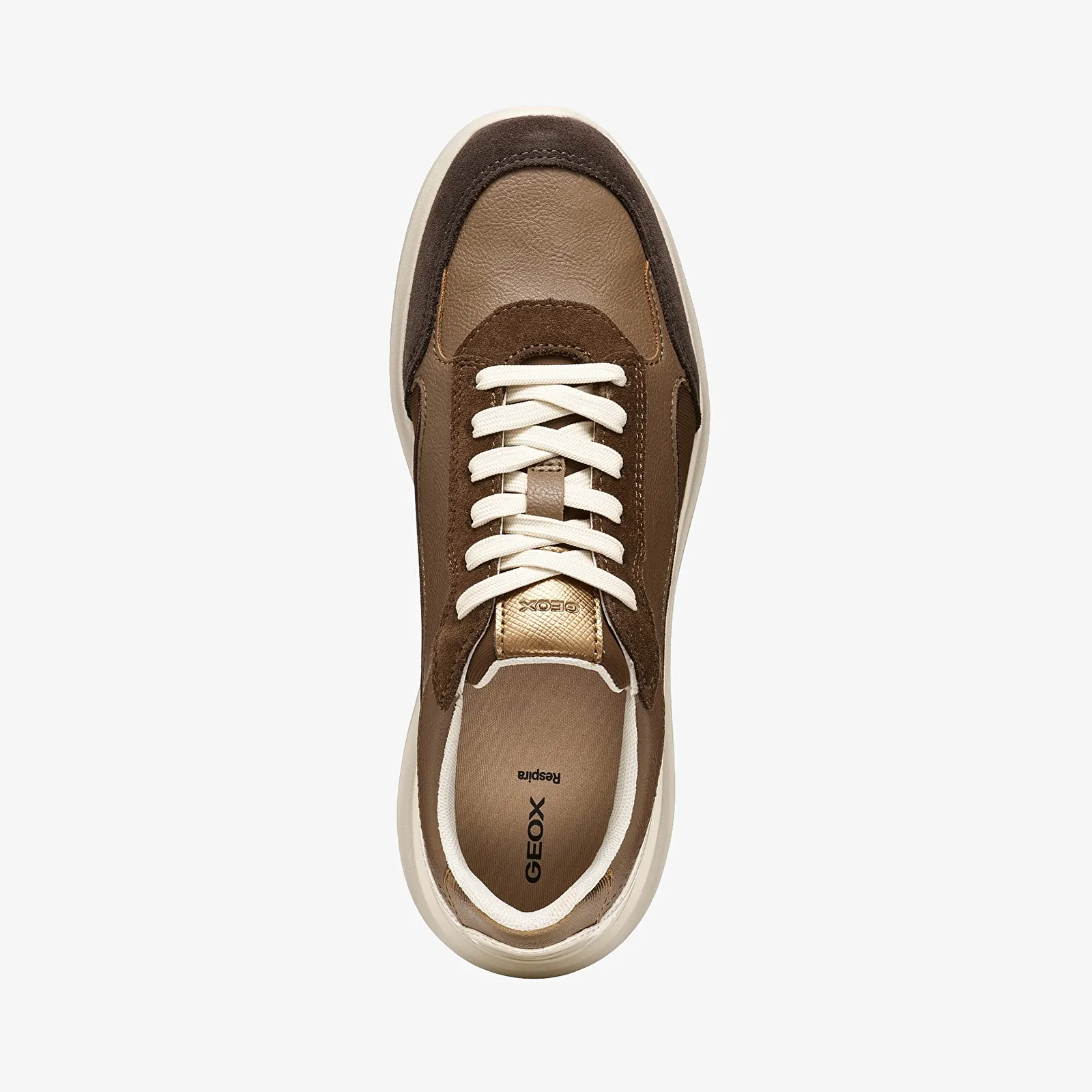 Sneakers til kvinder Geox Plummery Dark Brown