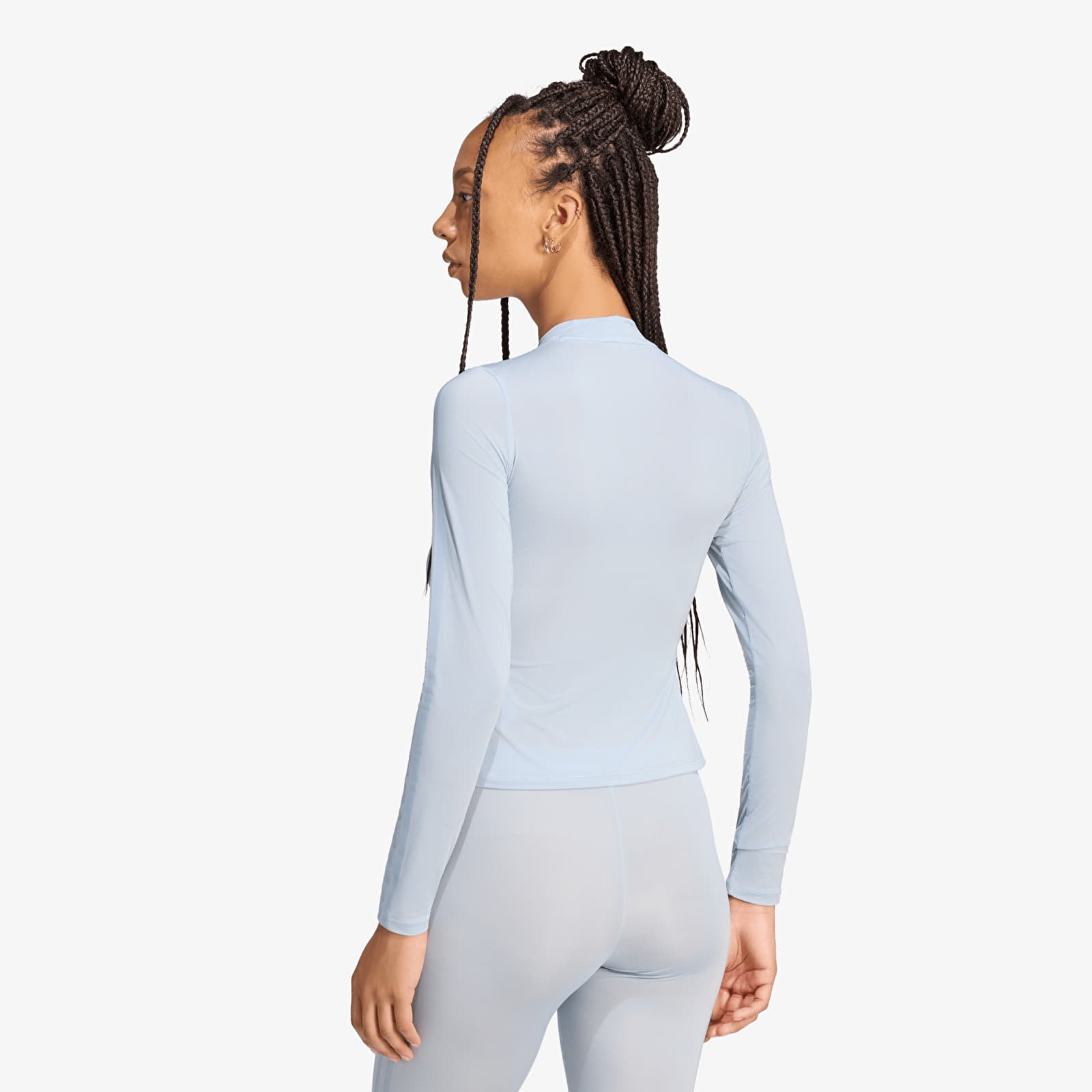 Női pólók  adidas Adiluna Season 2 x Jennie Sheer Long Sleeve Tee Wonder Blue