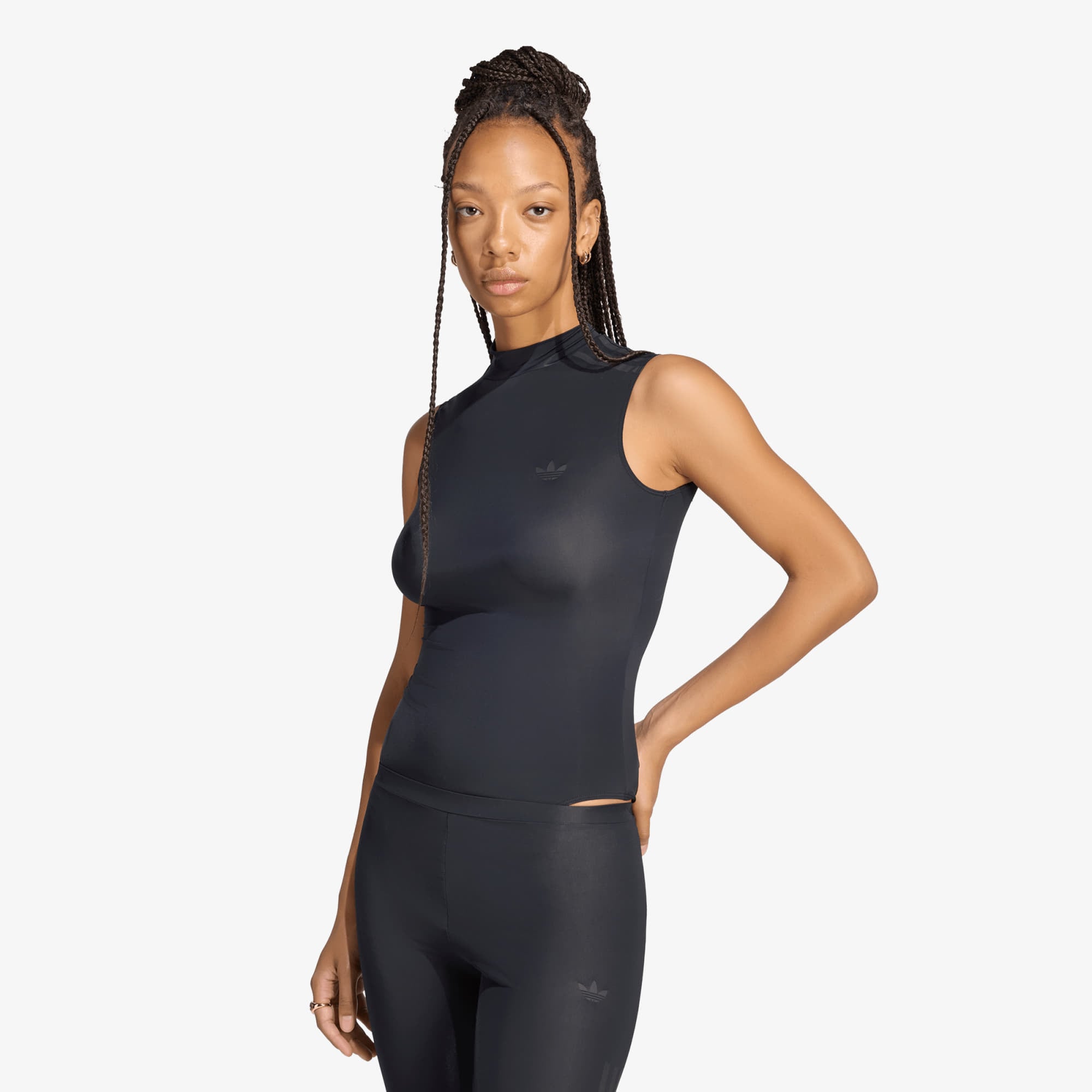 Боди adidas x Jennie Adiluna Season 2 Sheer Sleeveless Body Black XL