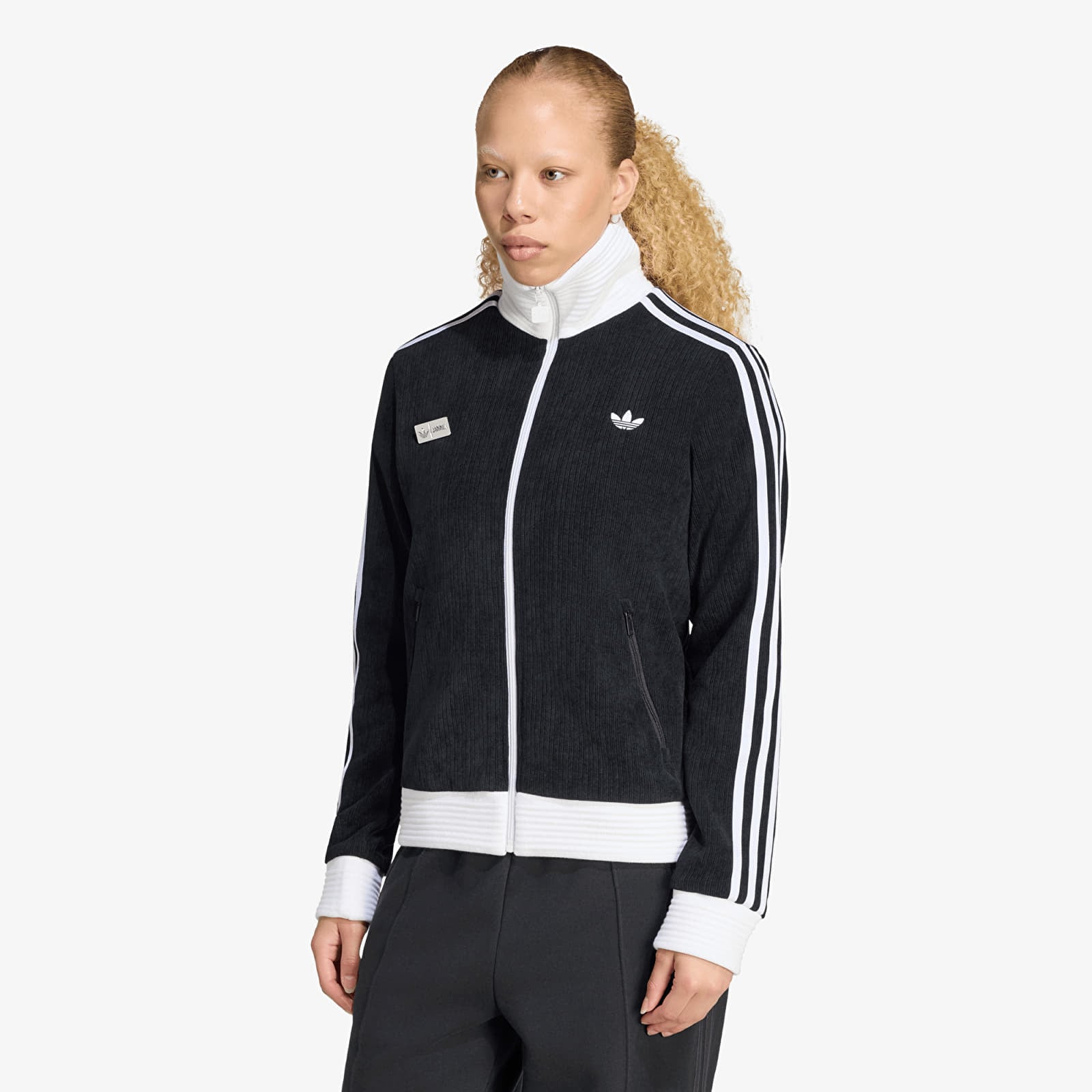 Jachete pentru femei adidas Adiluna Season 2 x Jennie Fan OG Track Top Black