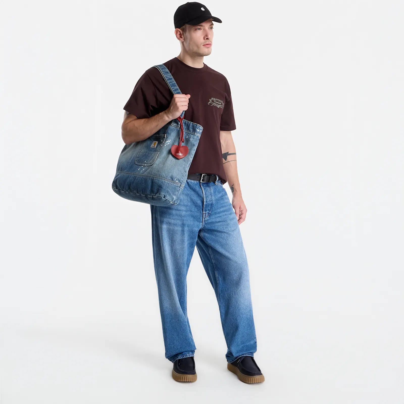 Vīriešu T-krekli Carhartt WIP S/S Chez WIP T-Shirt UNISEX Palisander
