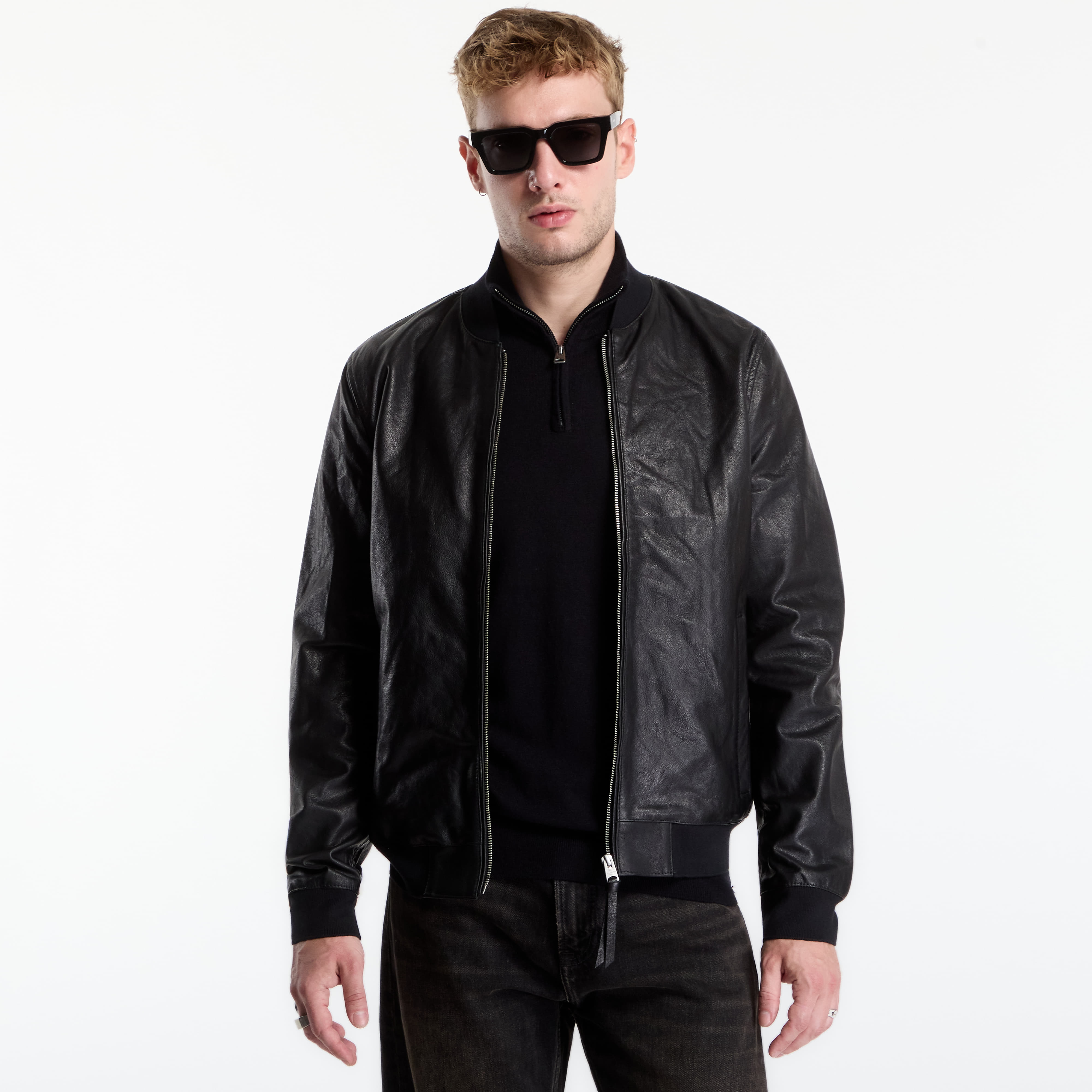 Яке AllSaints Morten Bomber Black XL