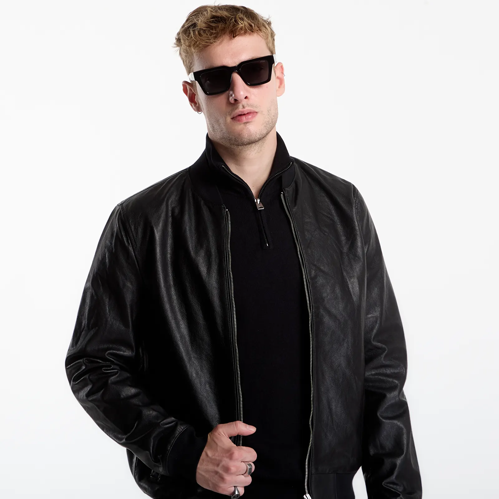 Bundy AllSaints Morten Bomber Black