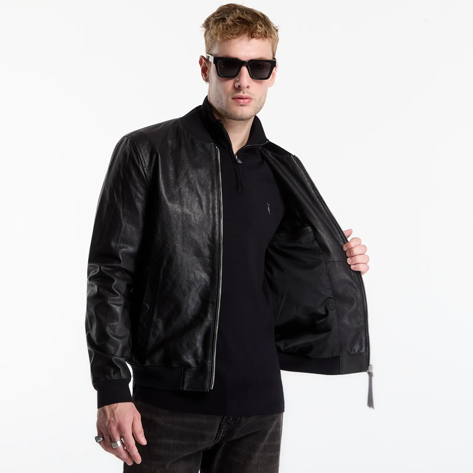 Bundy AllSaints Morten Bomber Black