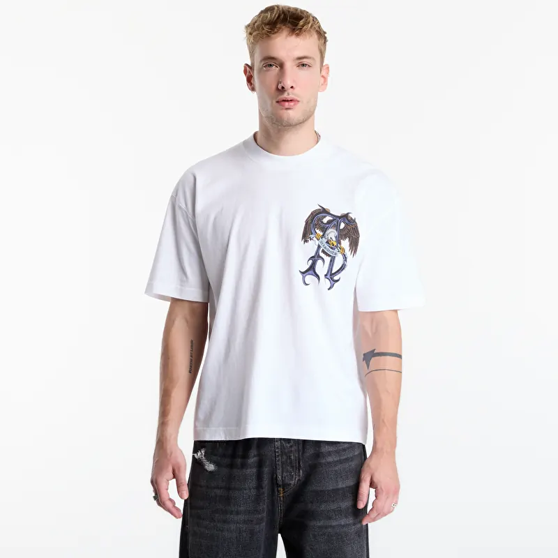 Tričko AllSaints Raptour Ss Crew Optic White