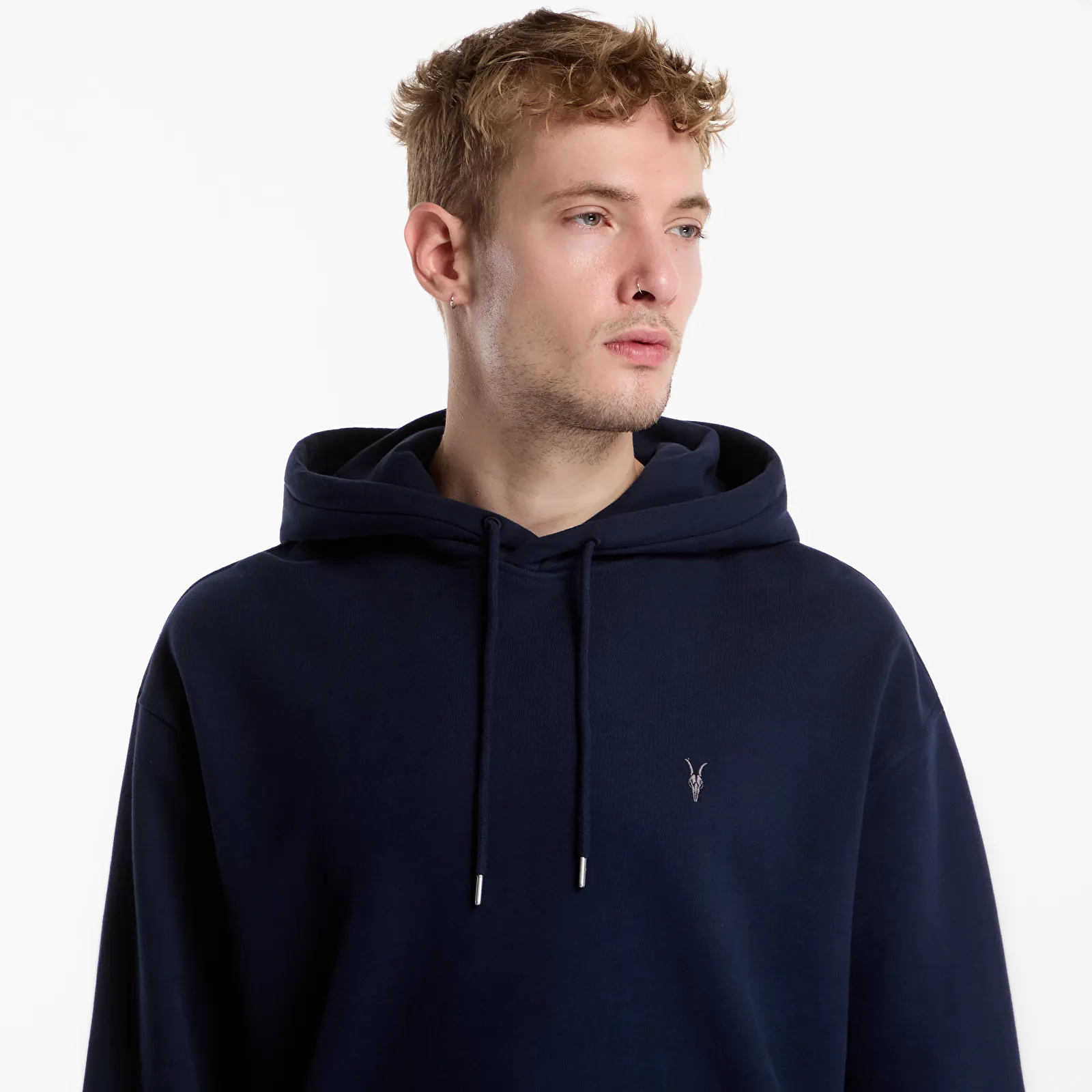 Kapucnis pulóverek és pulcsik AllSaints Asher Oth Hoody Sapphire Blue