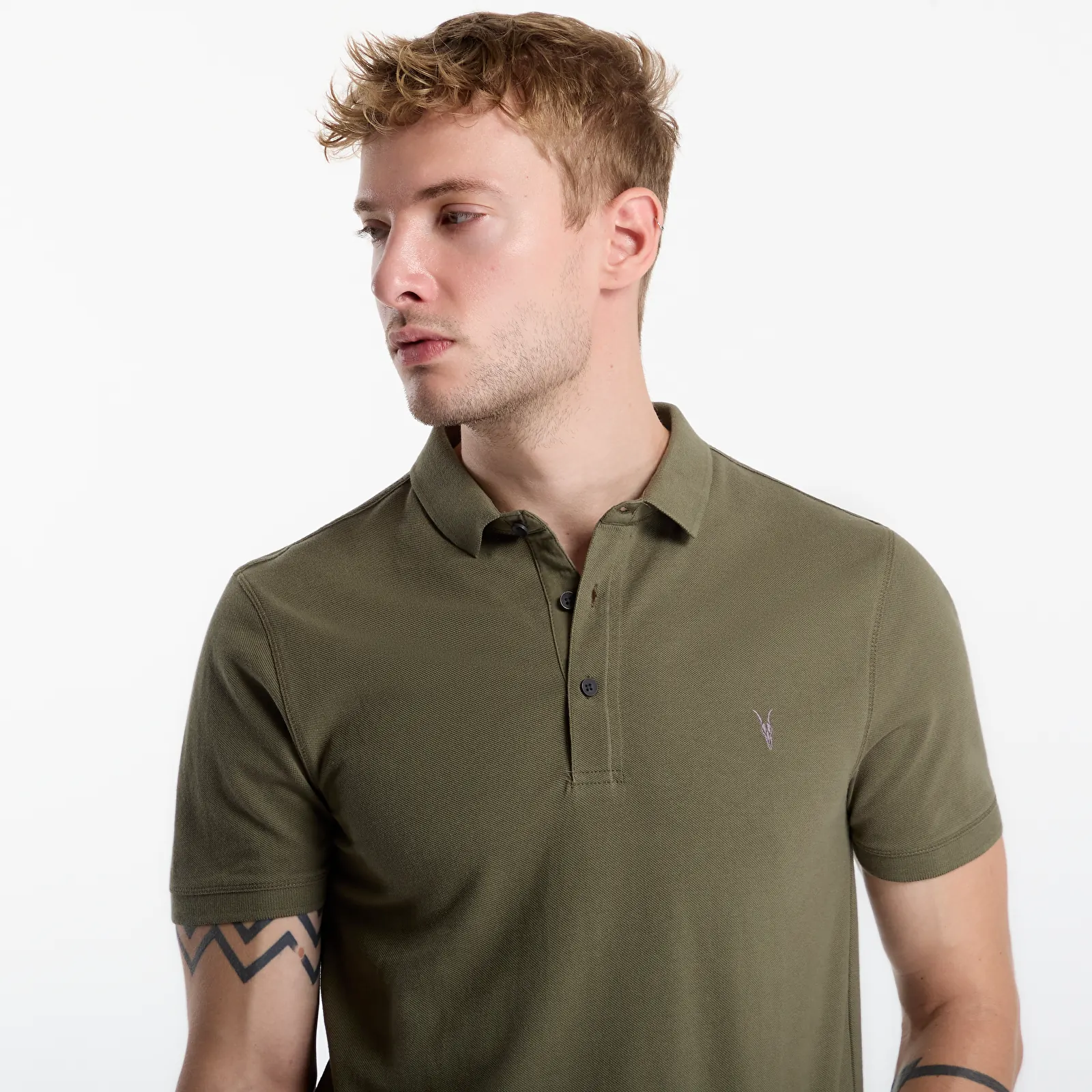 T-skjorter AllSaints Reform Ss Polo Wild Green