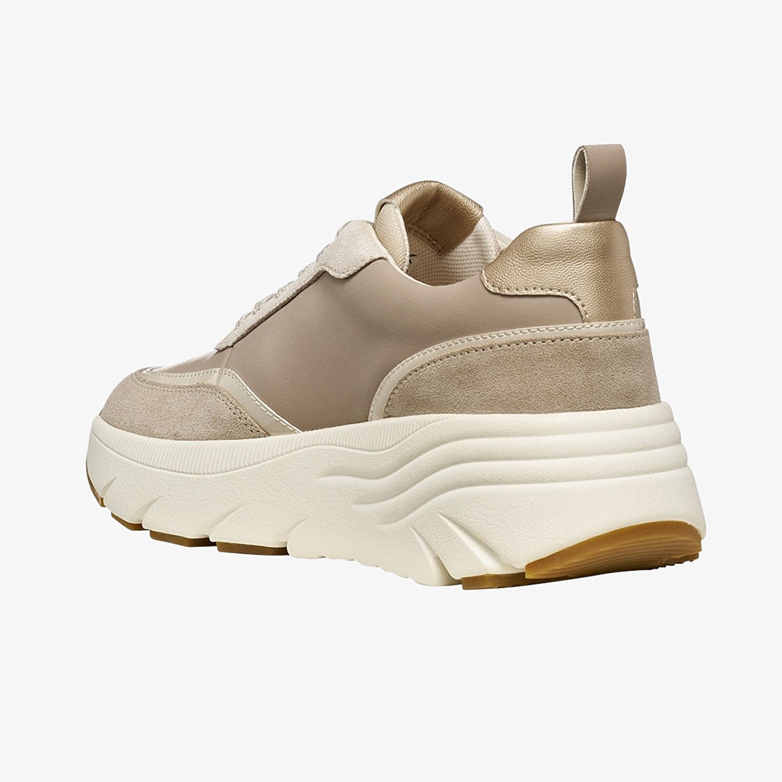Zapatillas de deporte para mujer Geox Diamanta Beige