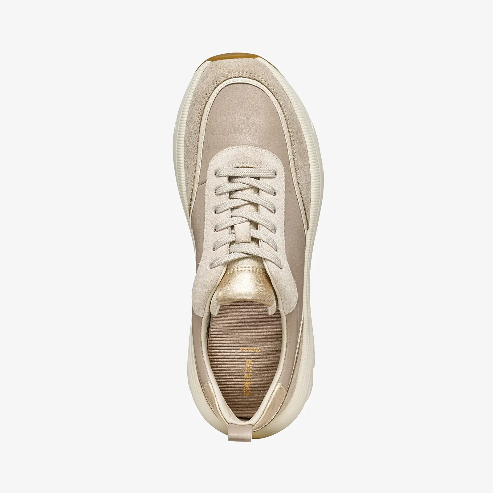 Zapatillas de deporte para mujer Geox Diamanta Beige