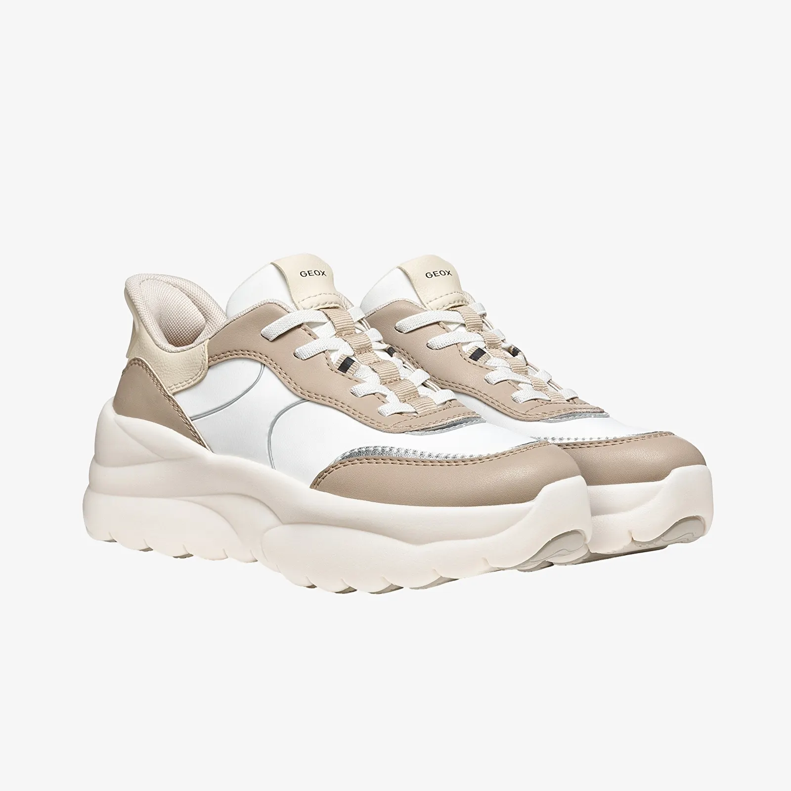 Zapatillas de deporte para mujer Geox Xtors Plus Beige