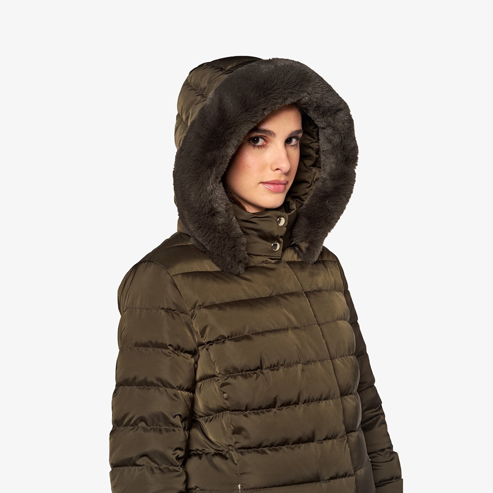 Jakker for kvinner Geox Bettanie Khaki