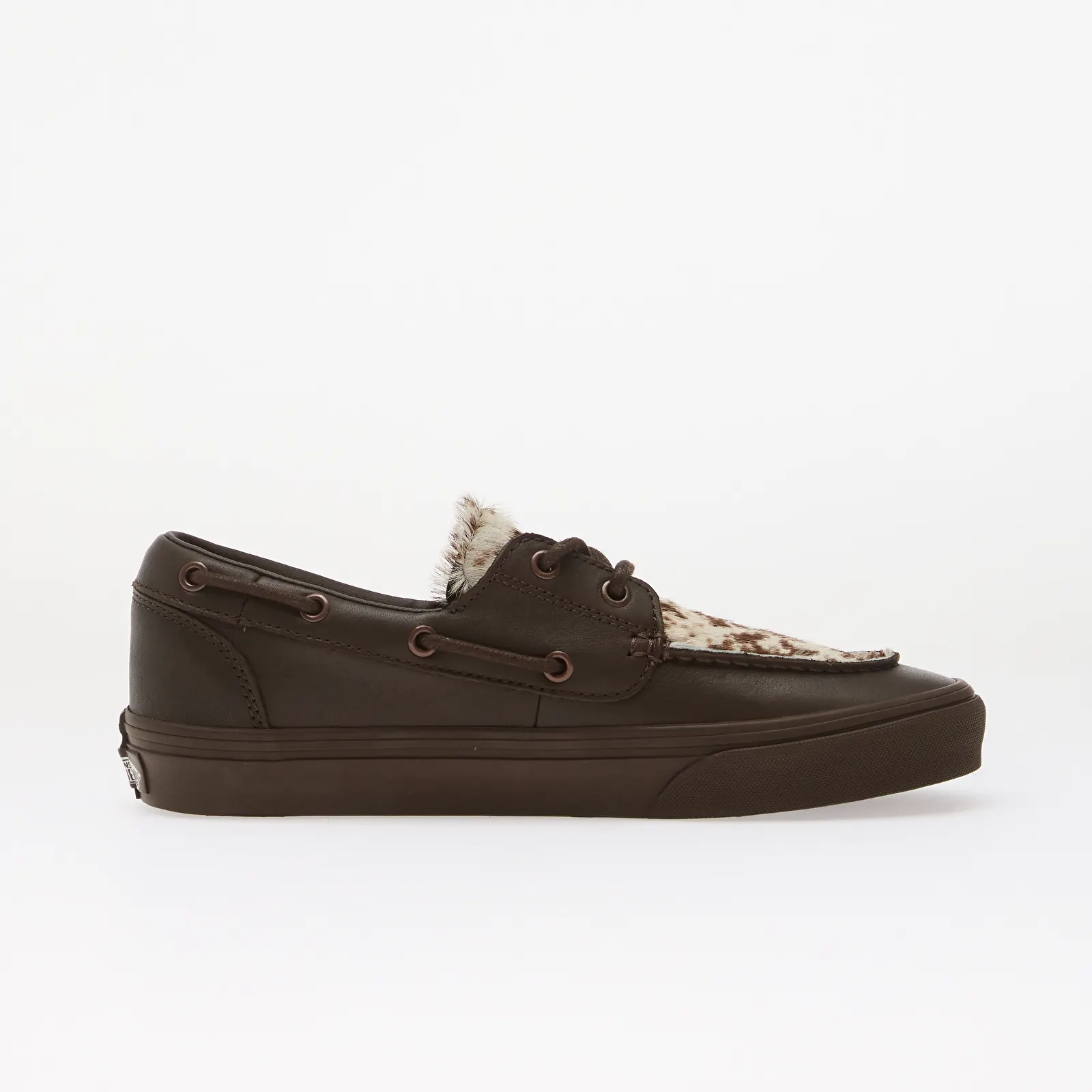 Meeste tossud ja kingad Vans 2-Eyelet Boat Shoe PONY HAIR Dark Brown