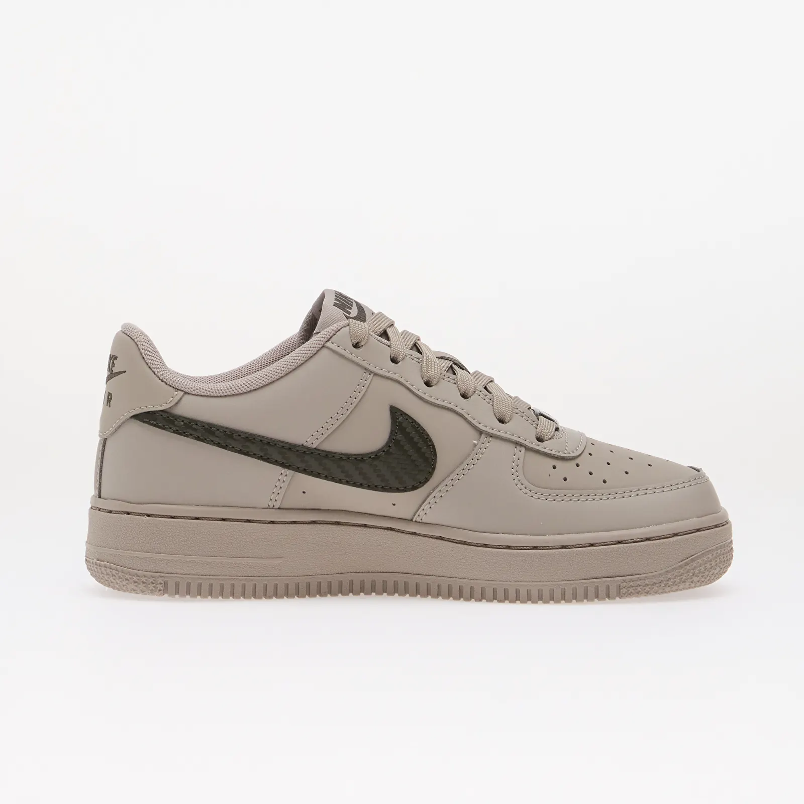 Kids' sneakers and shoes Nike Air Force 1 Tech Essential Kids College Grey/ Newsprint