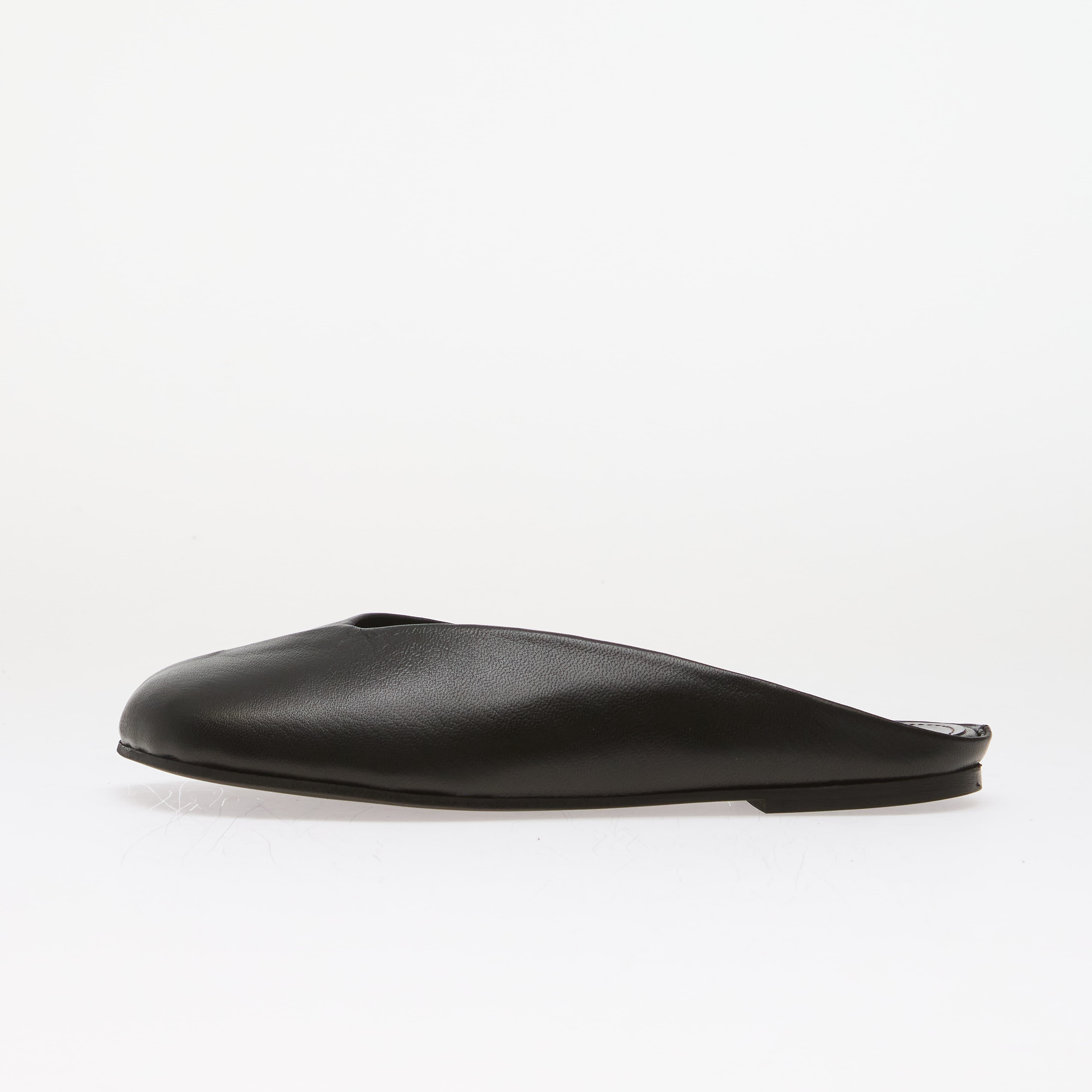Alohas Timmy Black Leather Mules Black 36