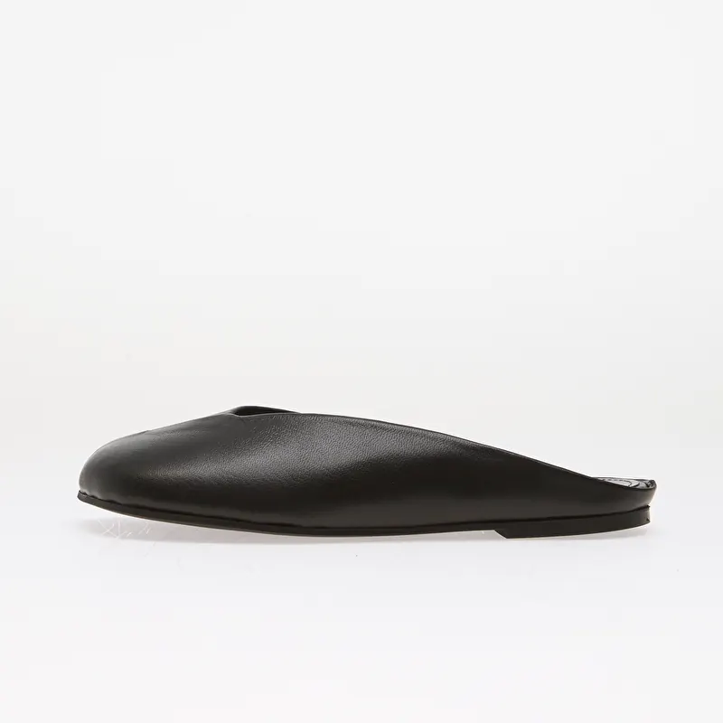 Alohas Timmy Black Leather Mules Black