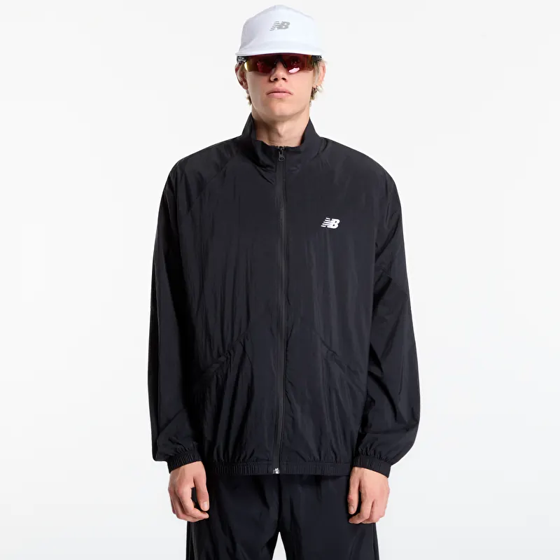 Windbreaker New Balance Sport Legacy Jacket Black/ Black