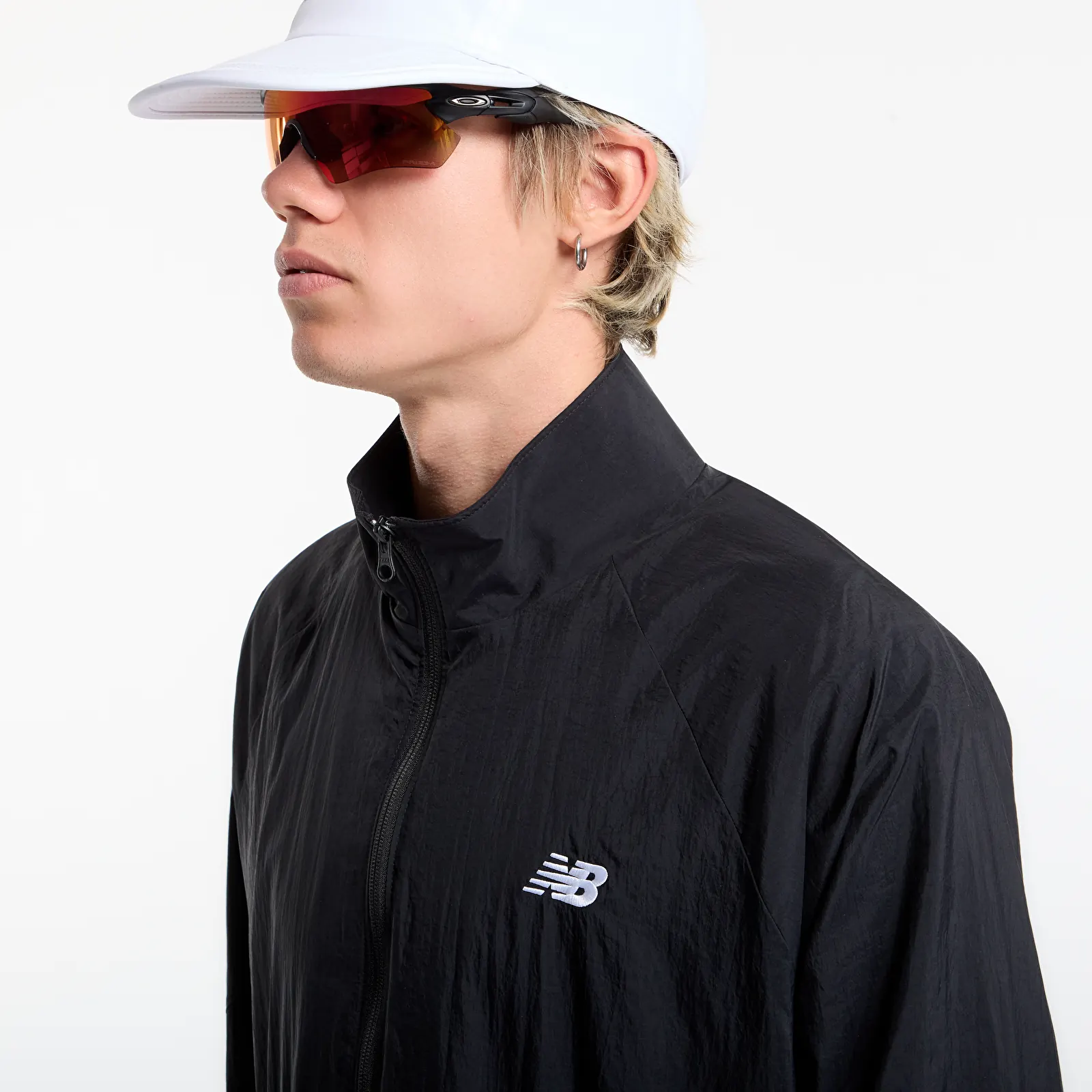 Větrovky New Balance Sport Legacy Jacket Black/ Black