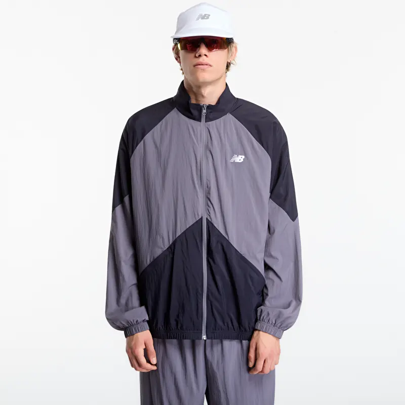 Windbreaker New Balance Sport Legacy Jacket Neptune Grey/ Dark Night