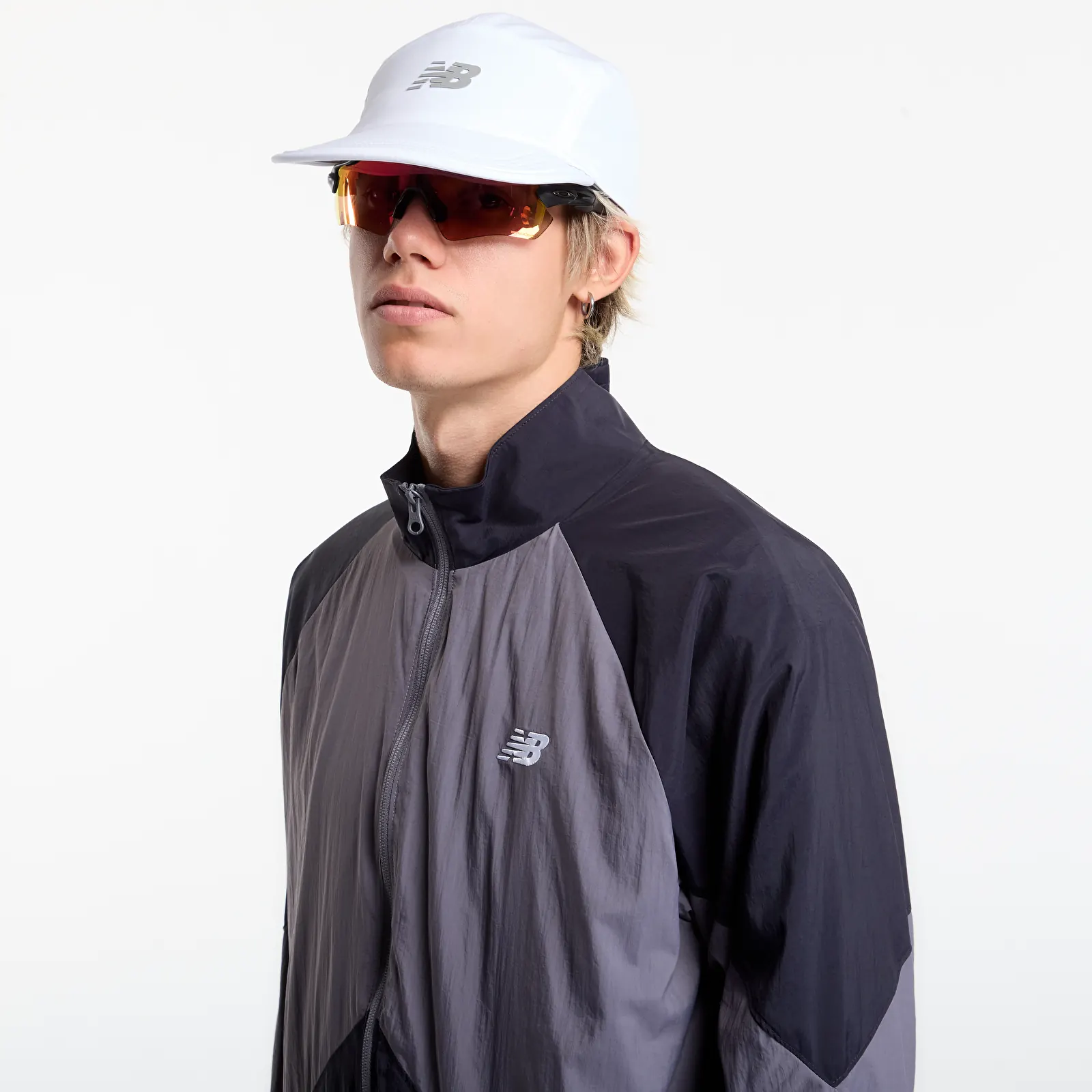 Větrovky New Balance Sport Legacy Jacket Neptune Grey/ Dark Night