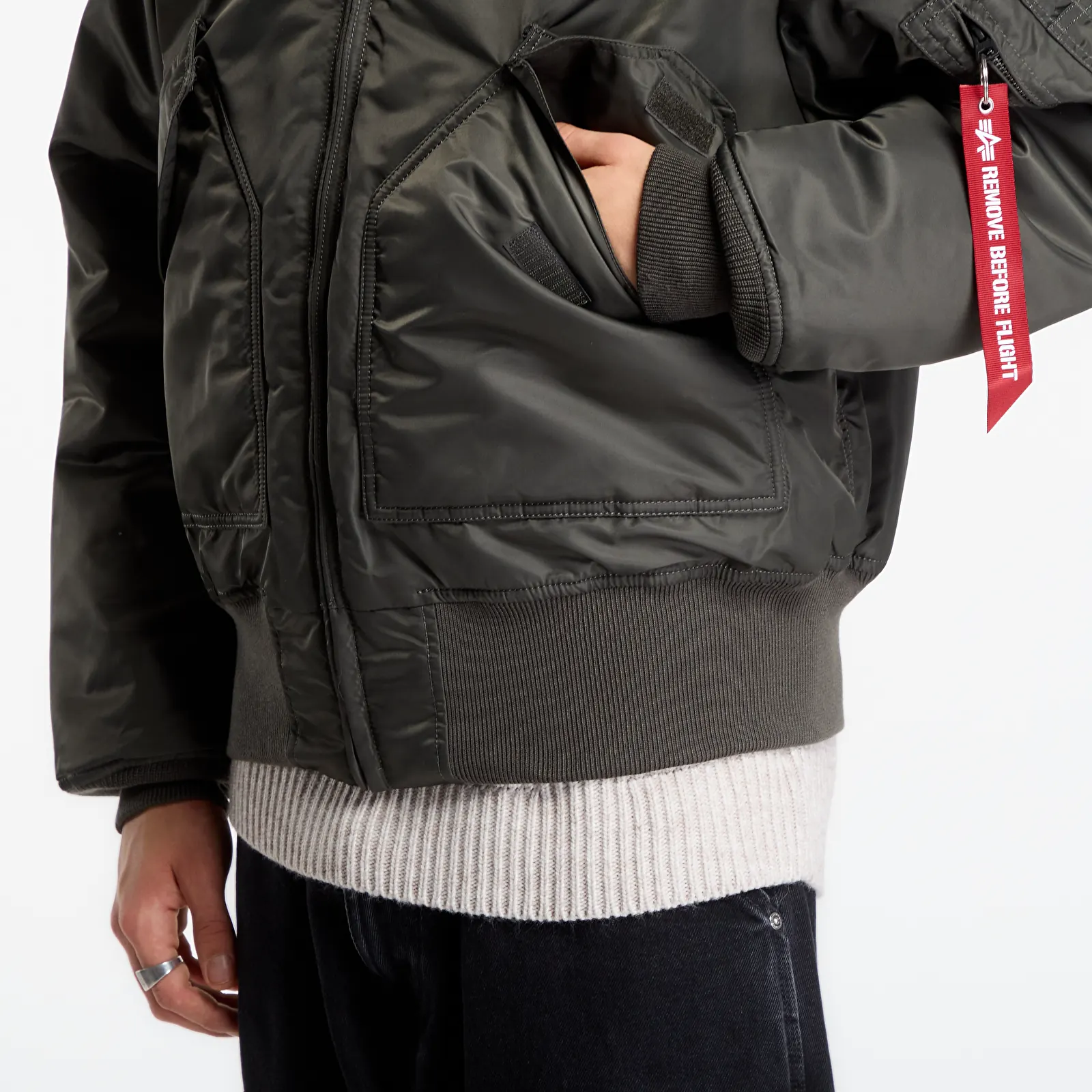 Men's jackets Alpha Industries CWU-45 Heritage Rep. Grey