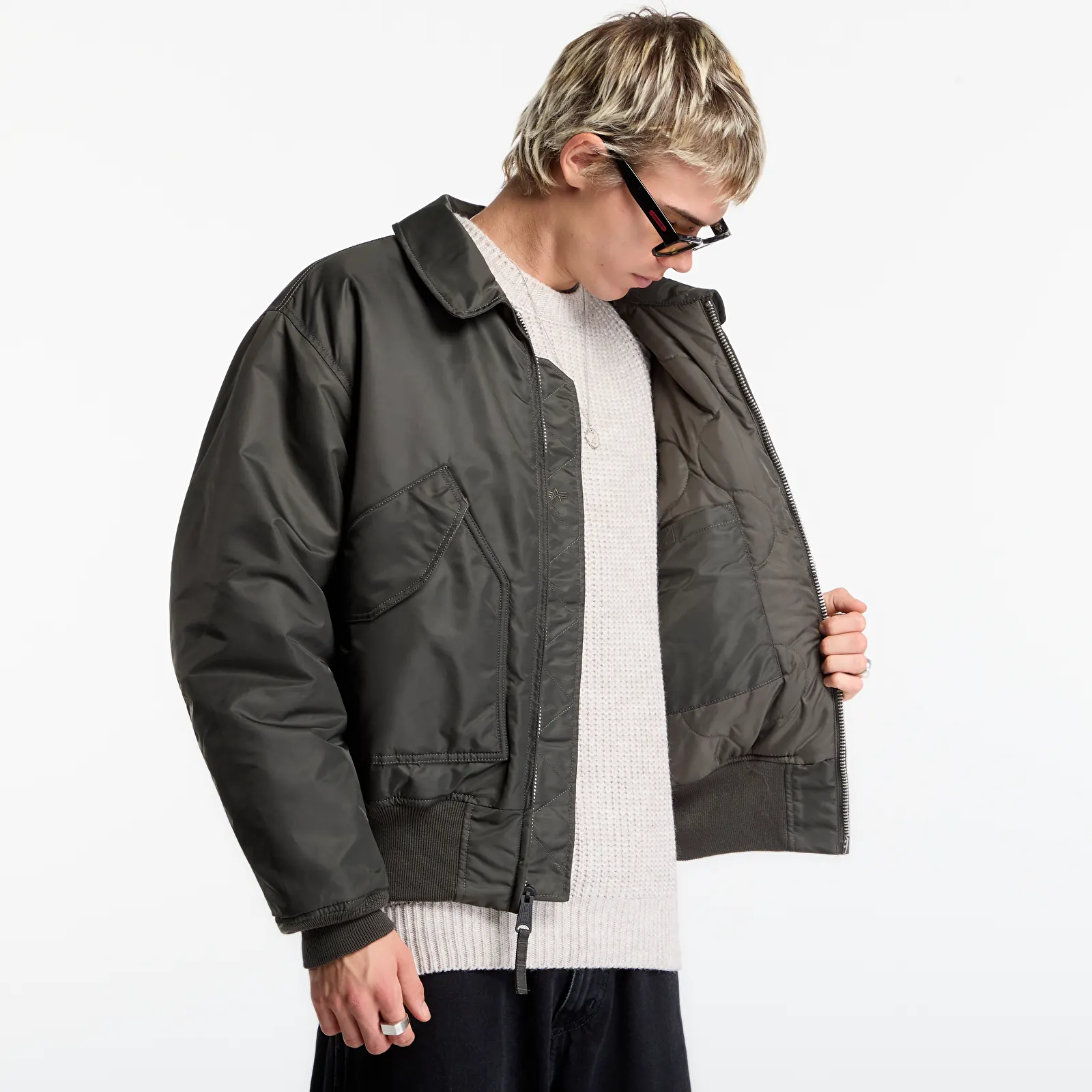 Men's jackets Alpha Industries CWU-45 Heritage Rep. Grey