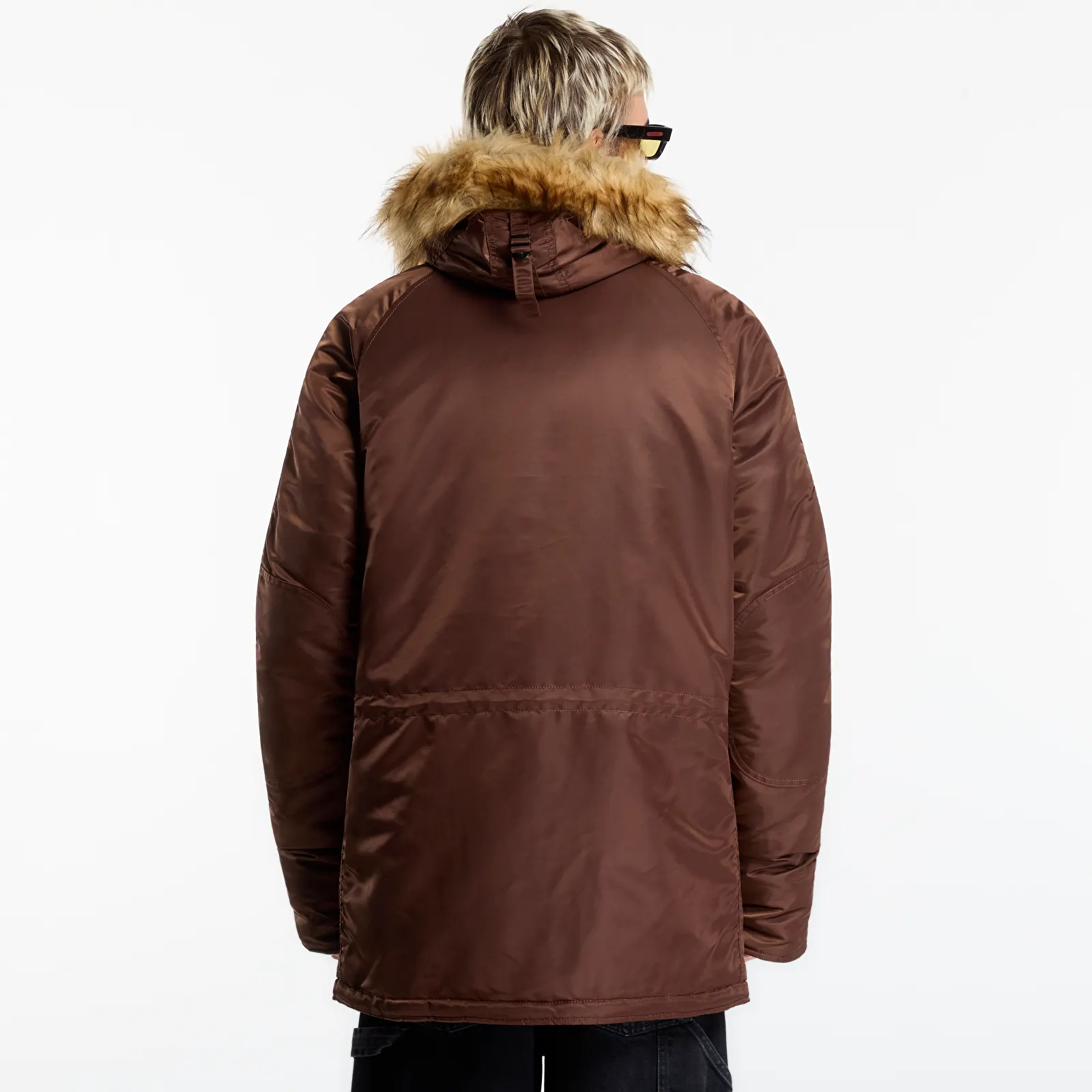 Vyriškos striukės Alpha Industries N-3B VF 59 Vintage Fit Powder Brown