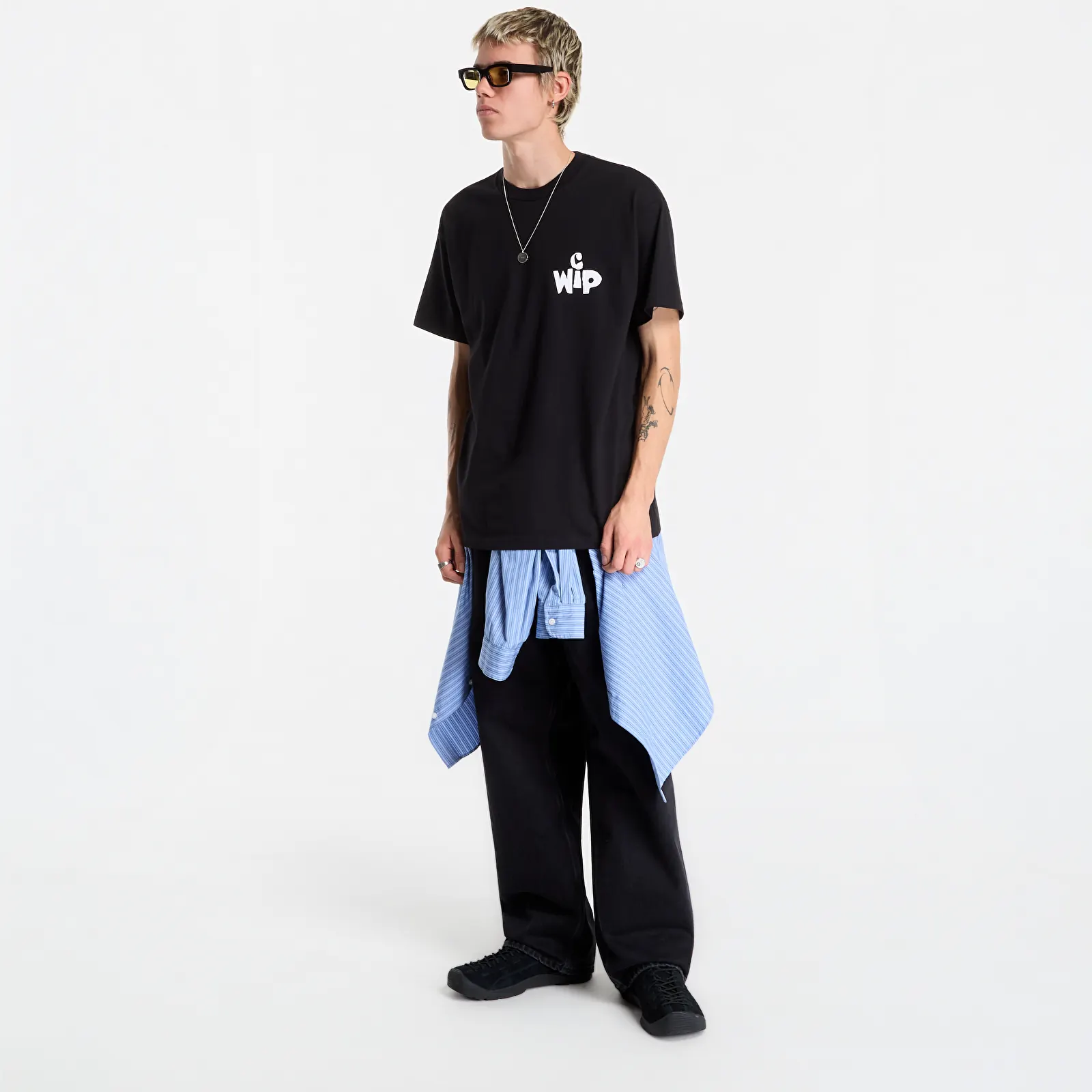 Men's T-shirts Carhartt WIP S/S Cutout T-Shirt UNISEX Black