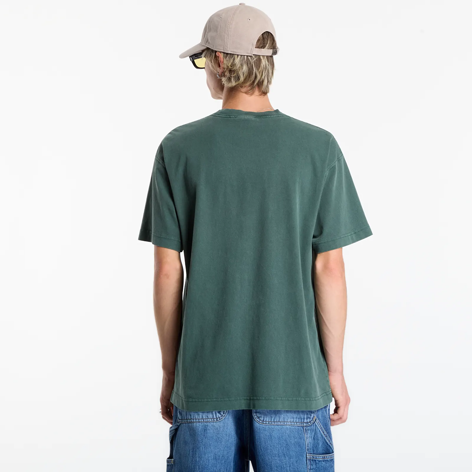 T-Shirts Männer Carhartt WIP S/S Vista T-Shirt UNISEX Dark Scarab Garment Dyed