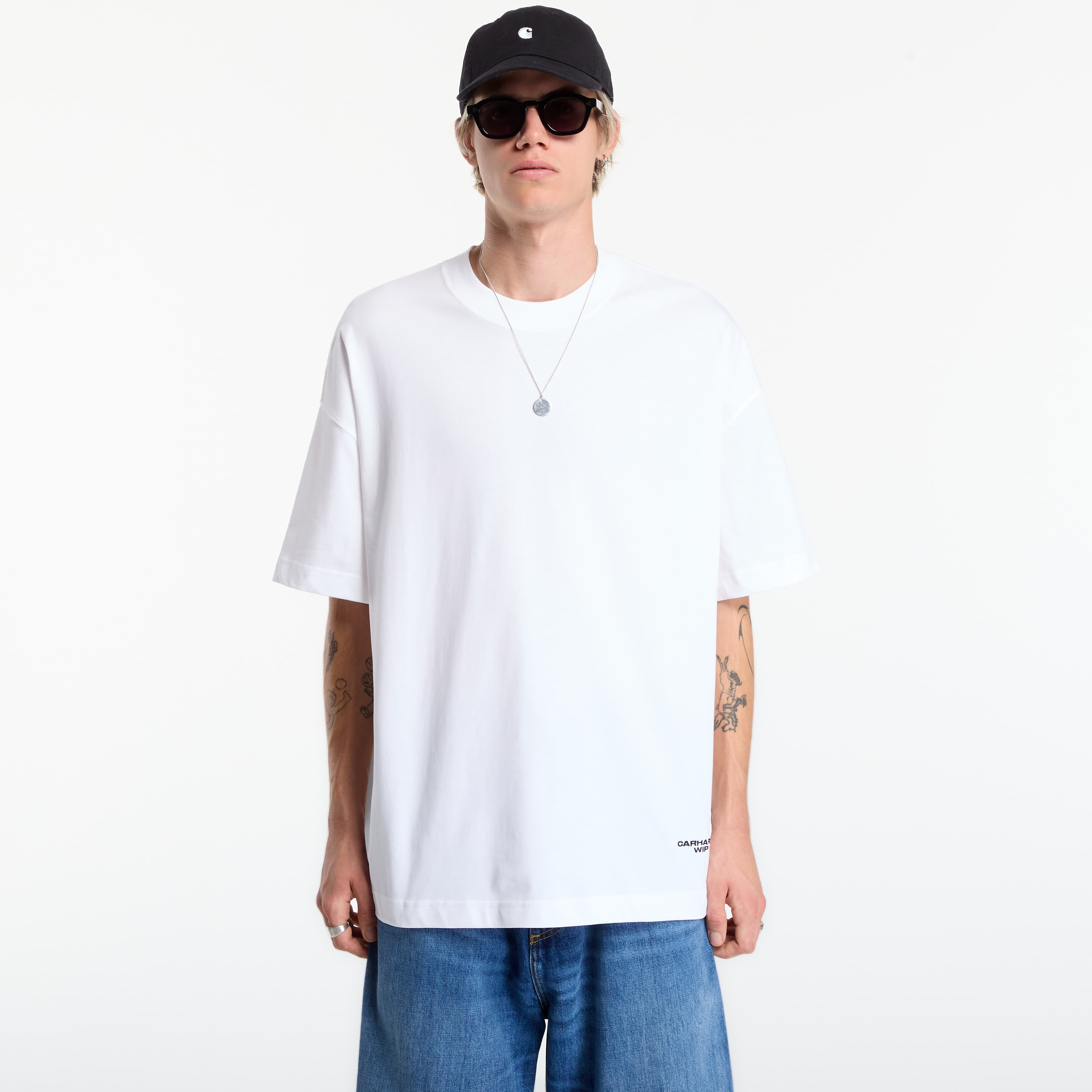 Тениска Carhartt WIP S/S Chapter Script T-Shirt UNISEX White/ Black XS