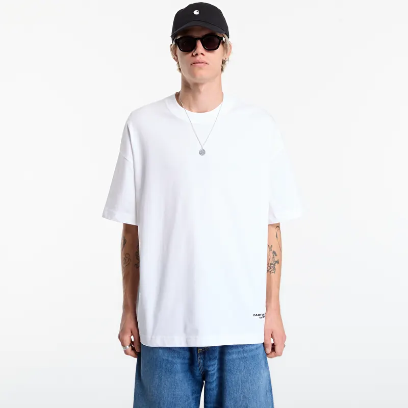 T-shirt Carhartt WIP S/S Chapter Script T-Shirt UNISEX White/ Black