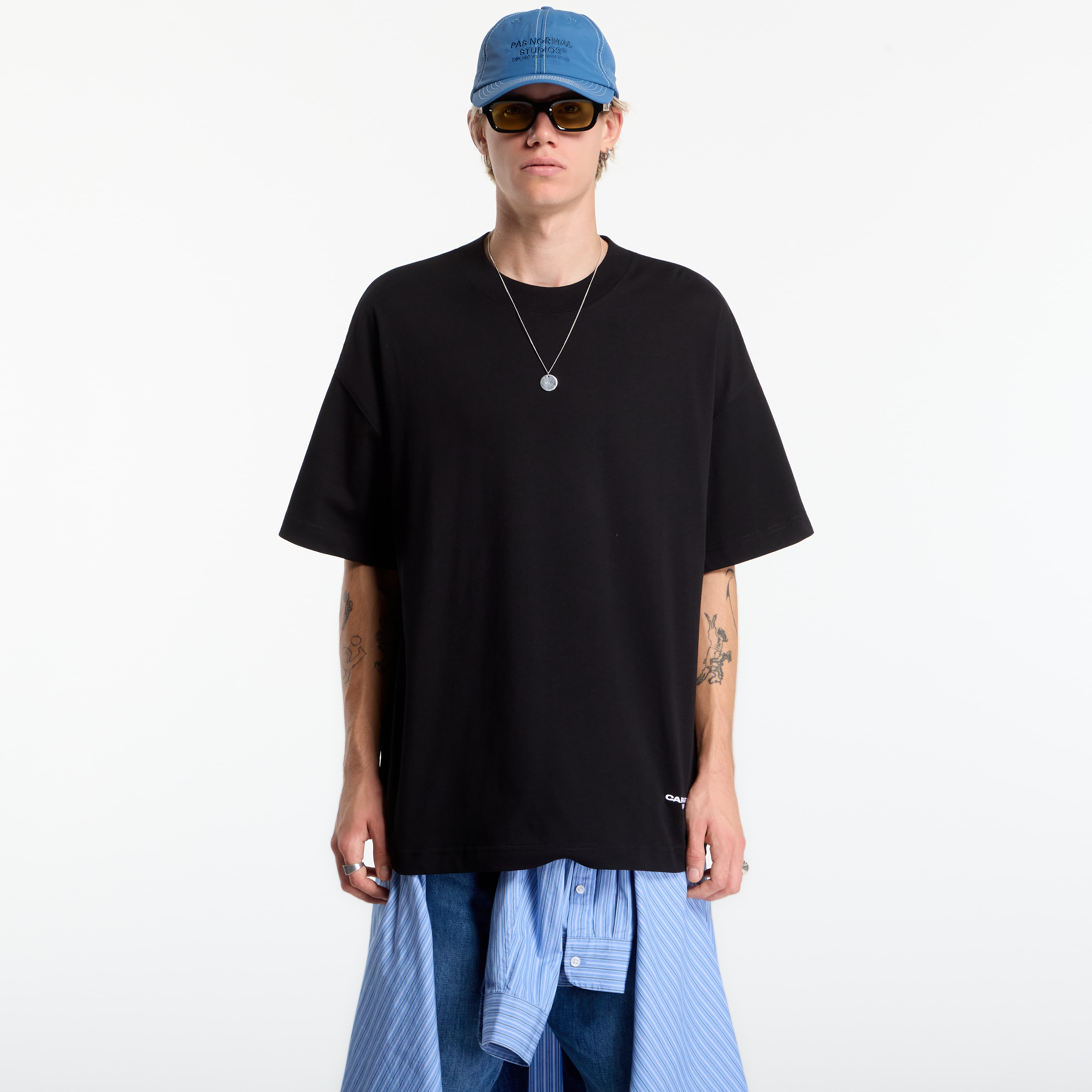 Тениска Carhartt WIP S/S Chapter Script T-Shirt UNISEX Black/ White L