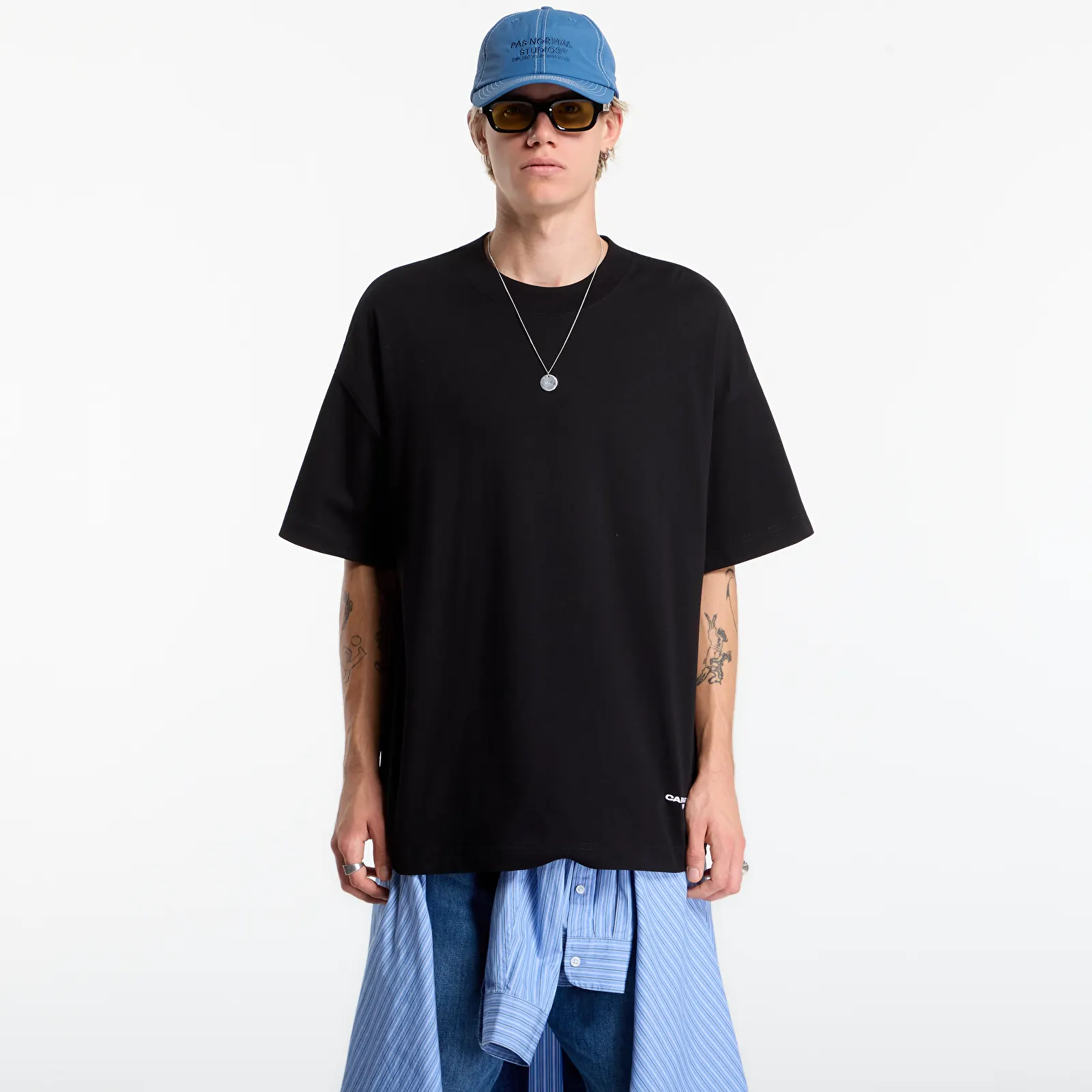Ανδρικά μπλουζάκια Carhartt WIP S/S Chapter Script T-Shirt UNISEX Black/ White