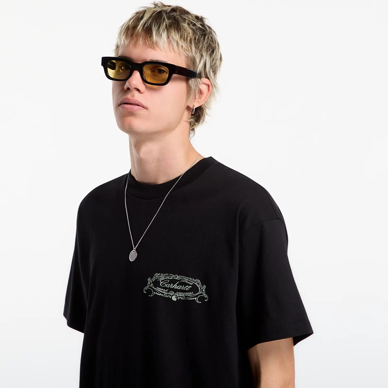 Pánská trička Carhartt WIP S/S Chez WIP T-Shirt UNISEX Black